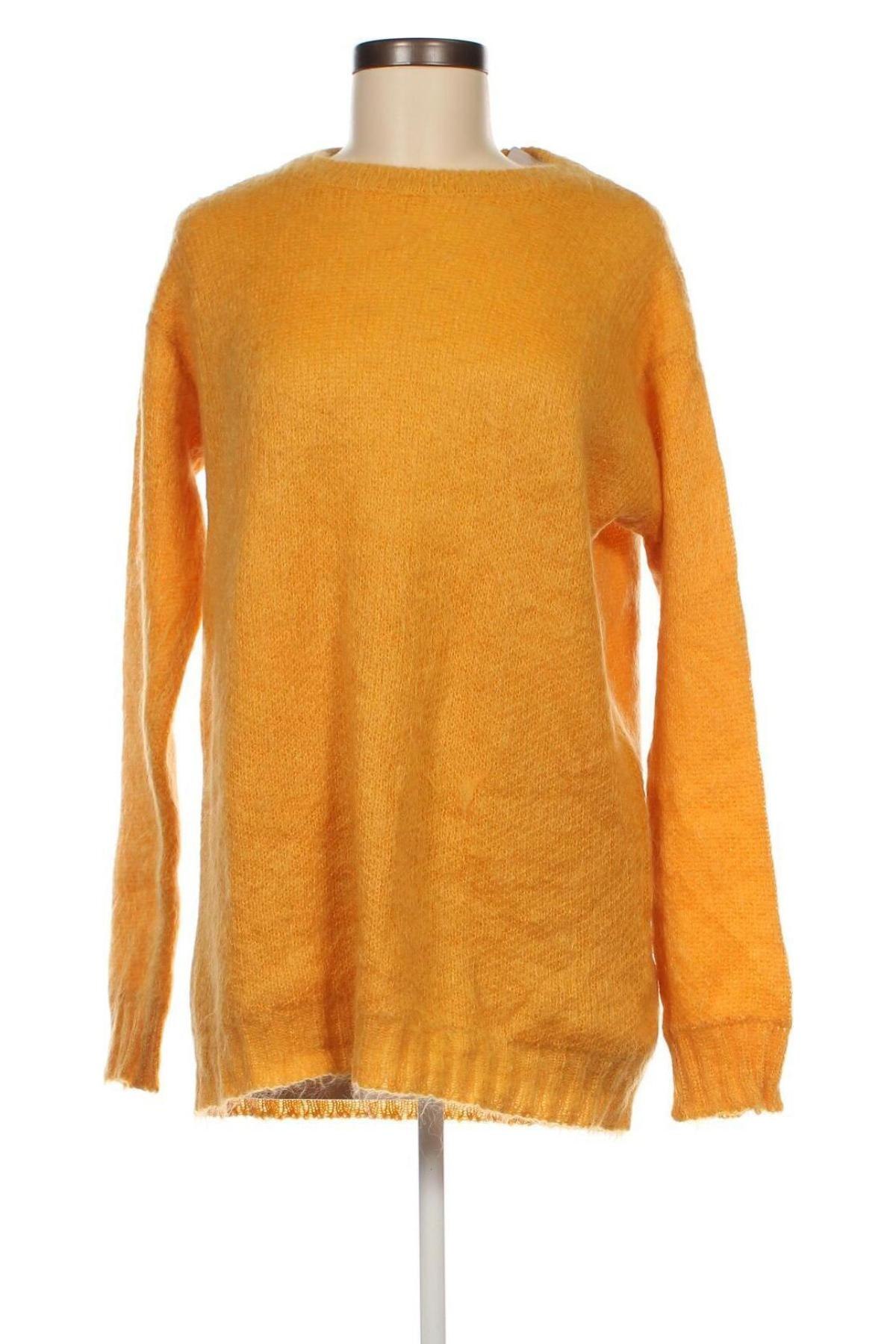 Γυναικείο πουλόβερ United Colors Of Benetton, Μέγεθος XS, Χρώμα Κίτρινο, Τιμή 4,18 €