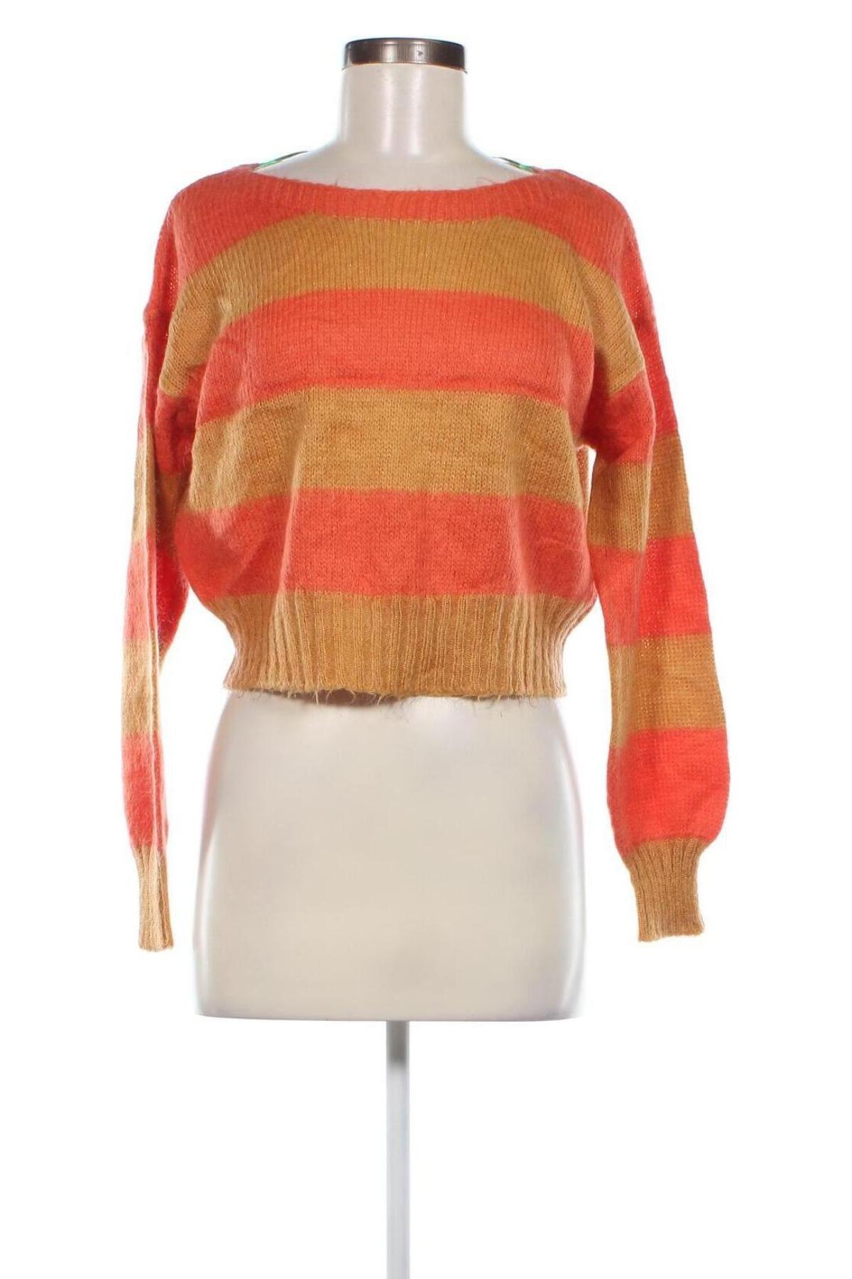 Γυναικείο πουλόβερ United Colors Of Benetton, Μέγεθος M, Χρώμα Πορτοκαλί, Τιμή 4,33 €