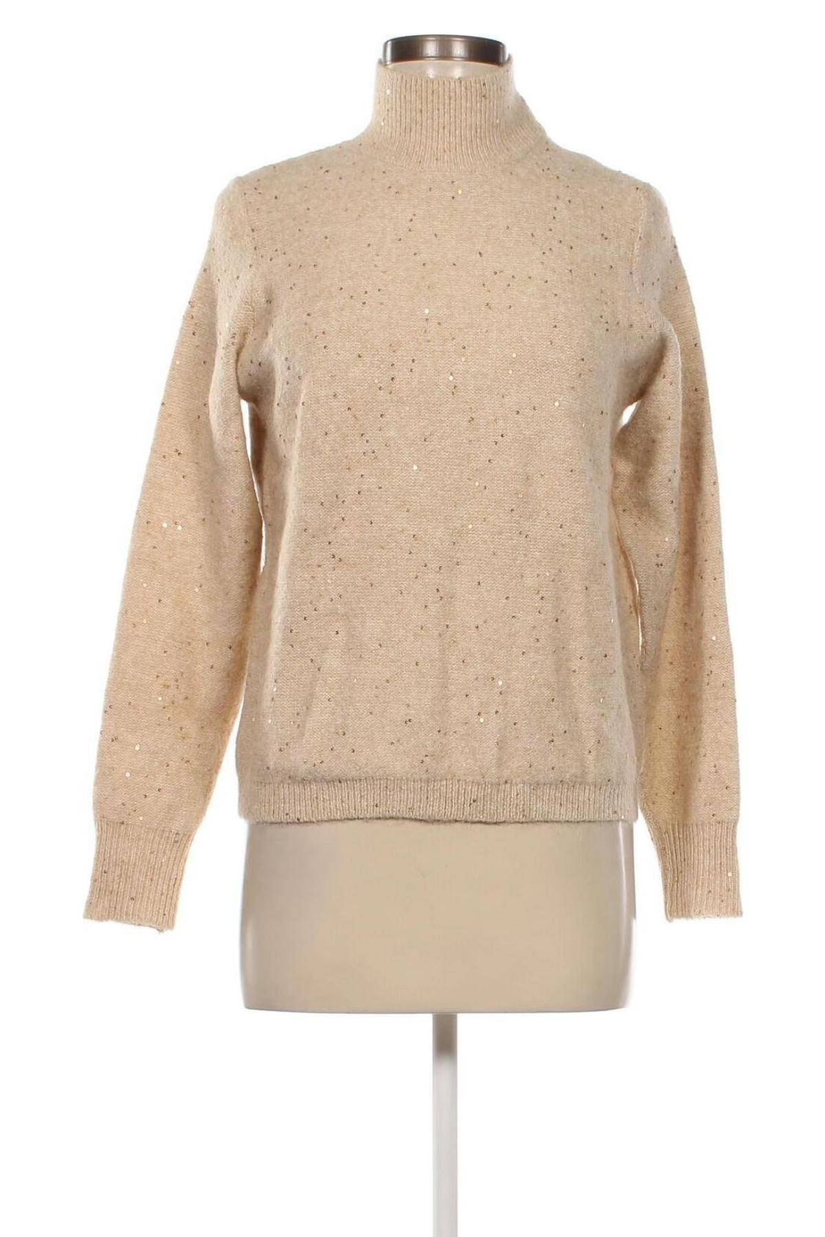 Дамски пуловер Up 2 Fashion, Размер S, Цвят Бежов, Цена 11,31 лв.