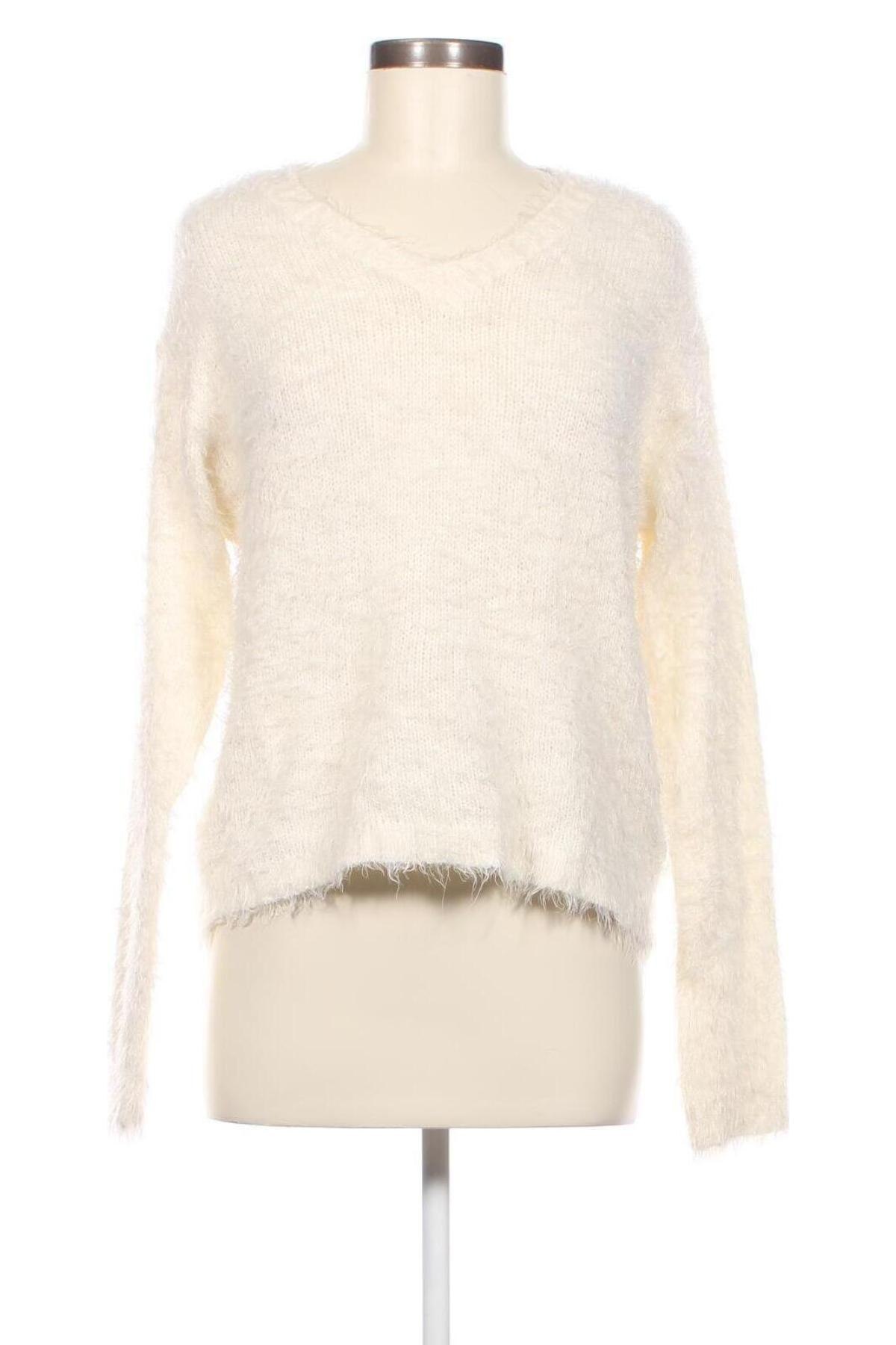 Дамски пуловер Up 2 Fashion, Размер M, Цвят Екрю, Цена 13,05 лв.