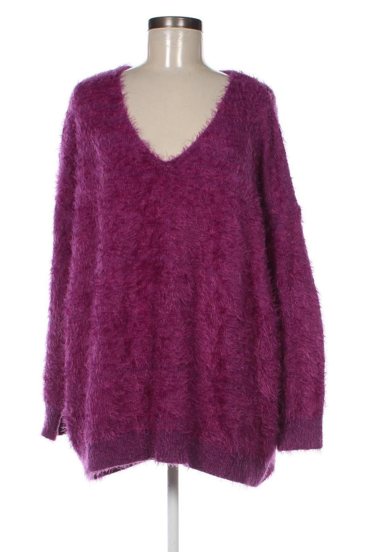Дамски пуловер VRS Woman, Размер XXL, Цвят Лилав, Цена 16,53 лв.
