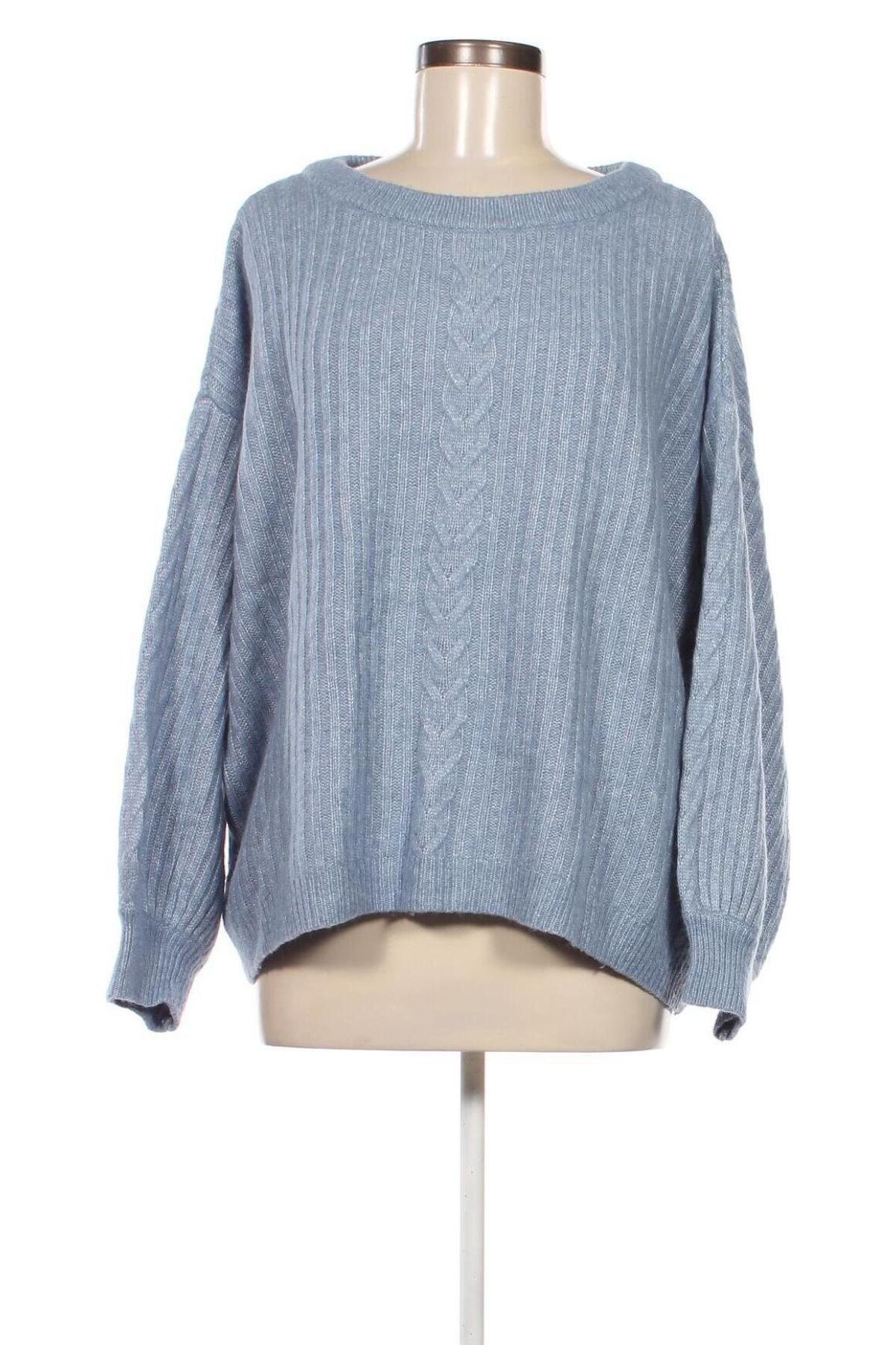 Дамски пуловер Women by Tchibo, Размер XXL, Цвят Син, Цена 29,00 лв.