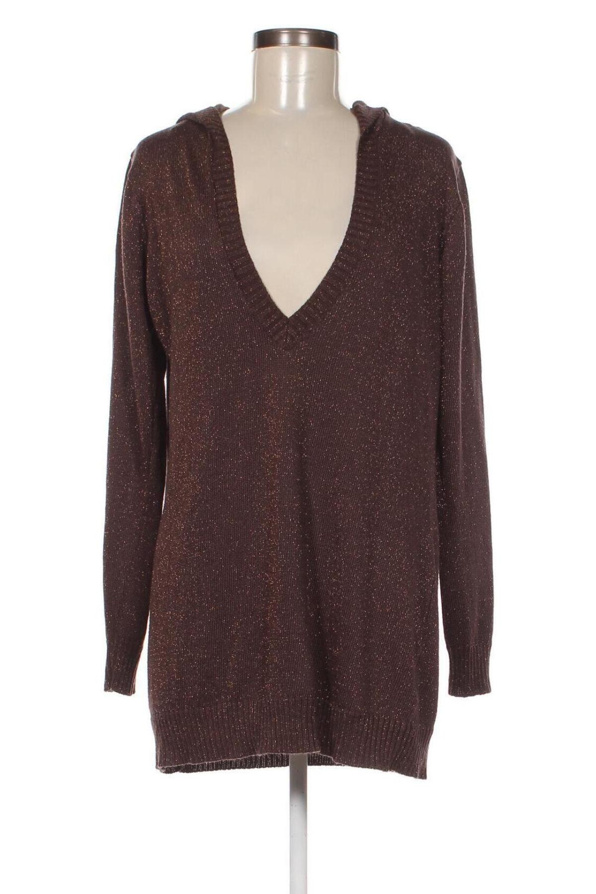 Дамски пуловер Yessica, Размер XL, Цвят Кафяв, Цена 13,92 лв.