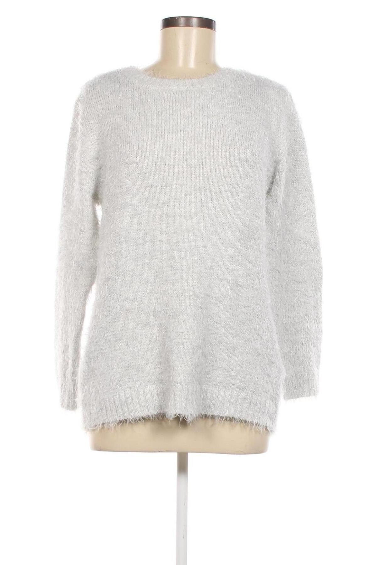 Дамски пуловер Yessica, Размер L, Цвят Бял, Цена 9,28 лв.