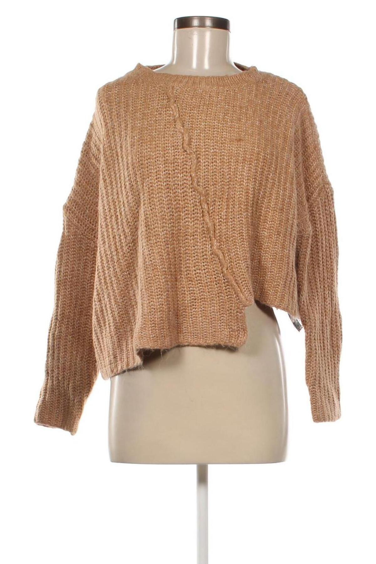 Γυναικείο πουλόβερ Zara Knitwear, Μέγεθος S, Χρώμα  Μπέζ, Τιμή 4,16 €