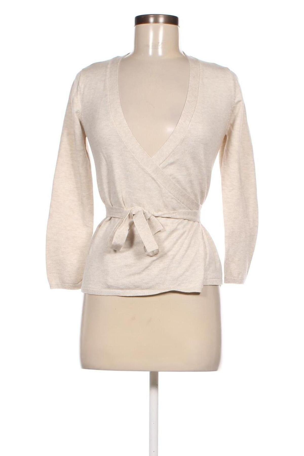Dámský svetr Zara Knitwear, Velikost M, Barva Béžová, Cena  155,00 Kč