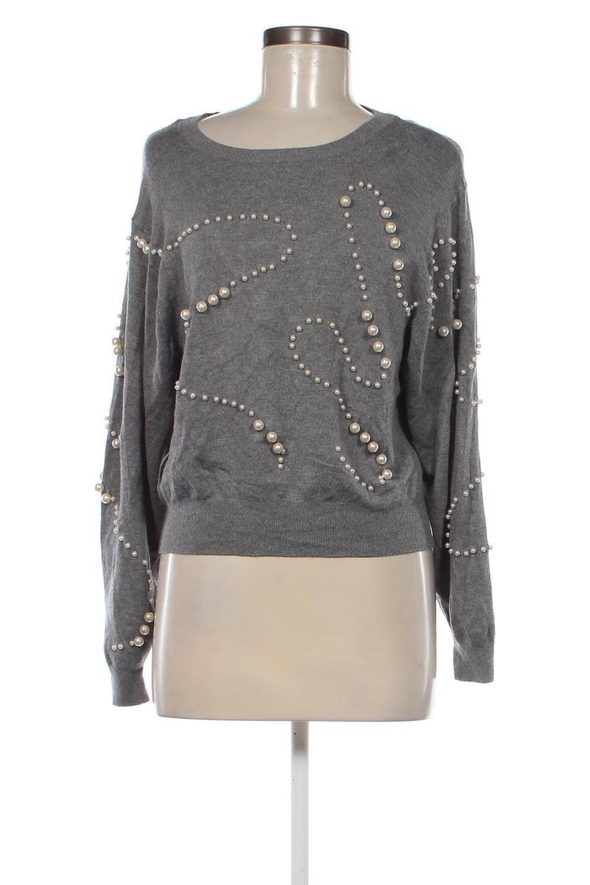 Pulover de femei Zara Knitwear, Mărime M, Culoare Gri, Preț 78,95 Lei