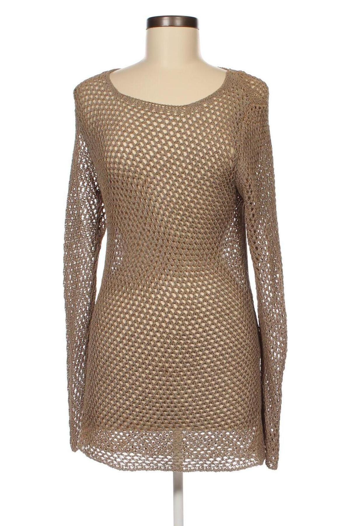 Pulover de femei Zara Knitwear, Mărime L, Culoare Bej, Preț 78,95 Lei