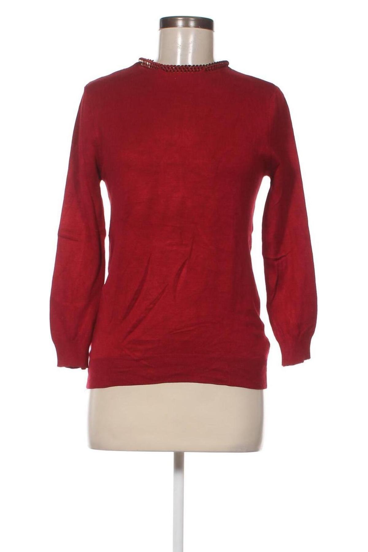 Dámský svetr Zara Knitwear, Velikost S, Barva Červená, Cena  73,00 Kč