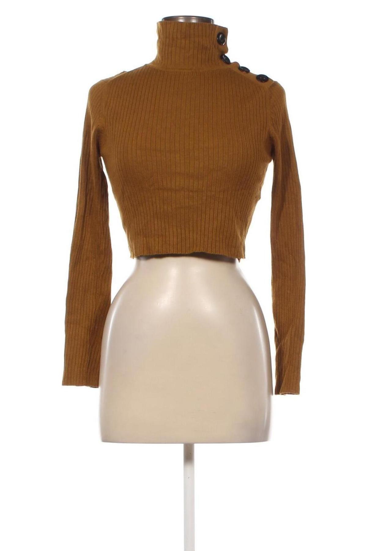 Γυναικείο πουλόβερ Zara Knitwear, Μέγεθος M, Χρώμα Κίτρινο, Τιμή 6,35 €
