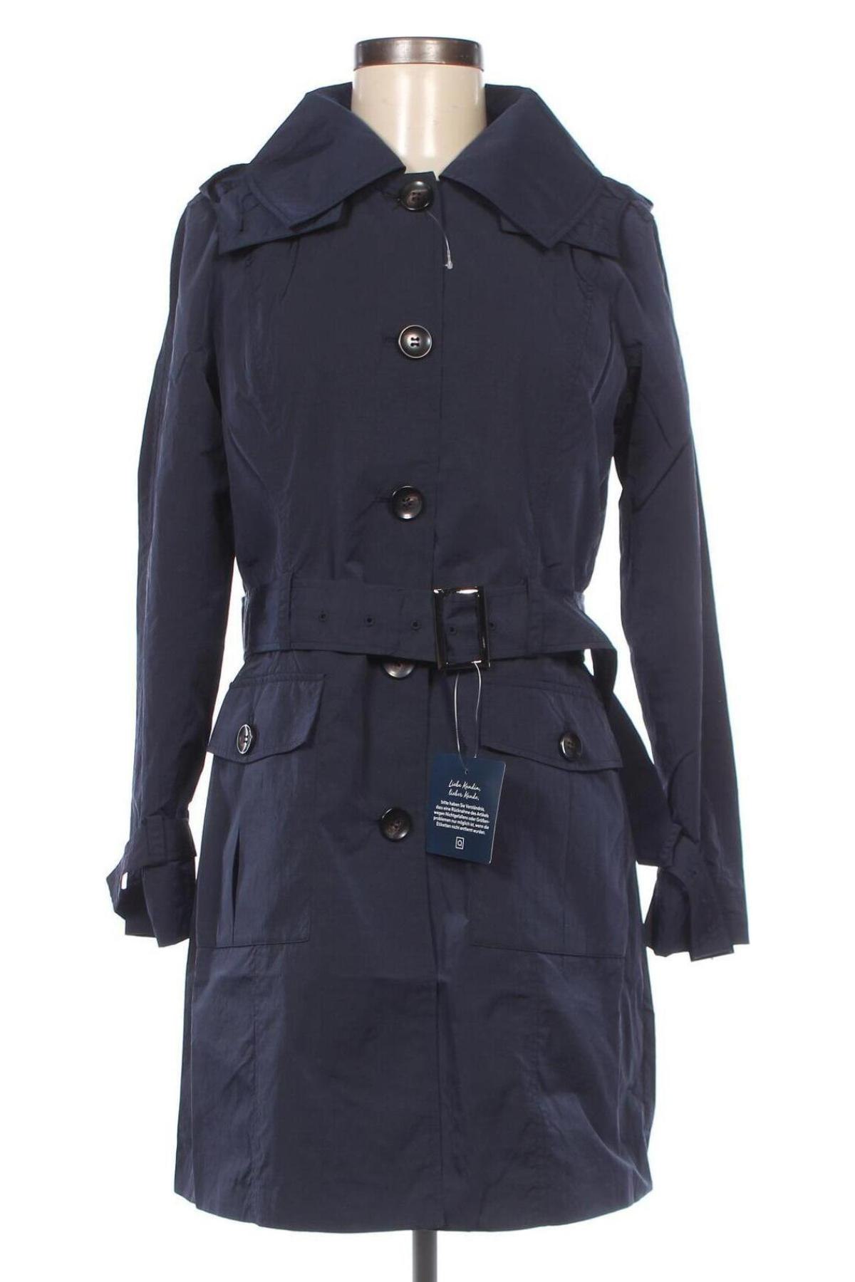 Damen Trenchcoat, Größe S, Farbe Blau, Preis 9,28 €