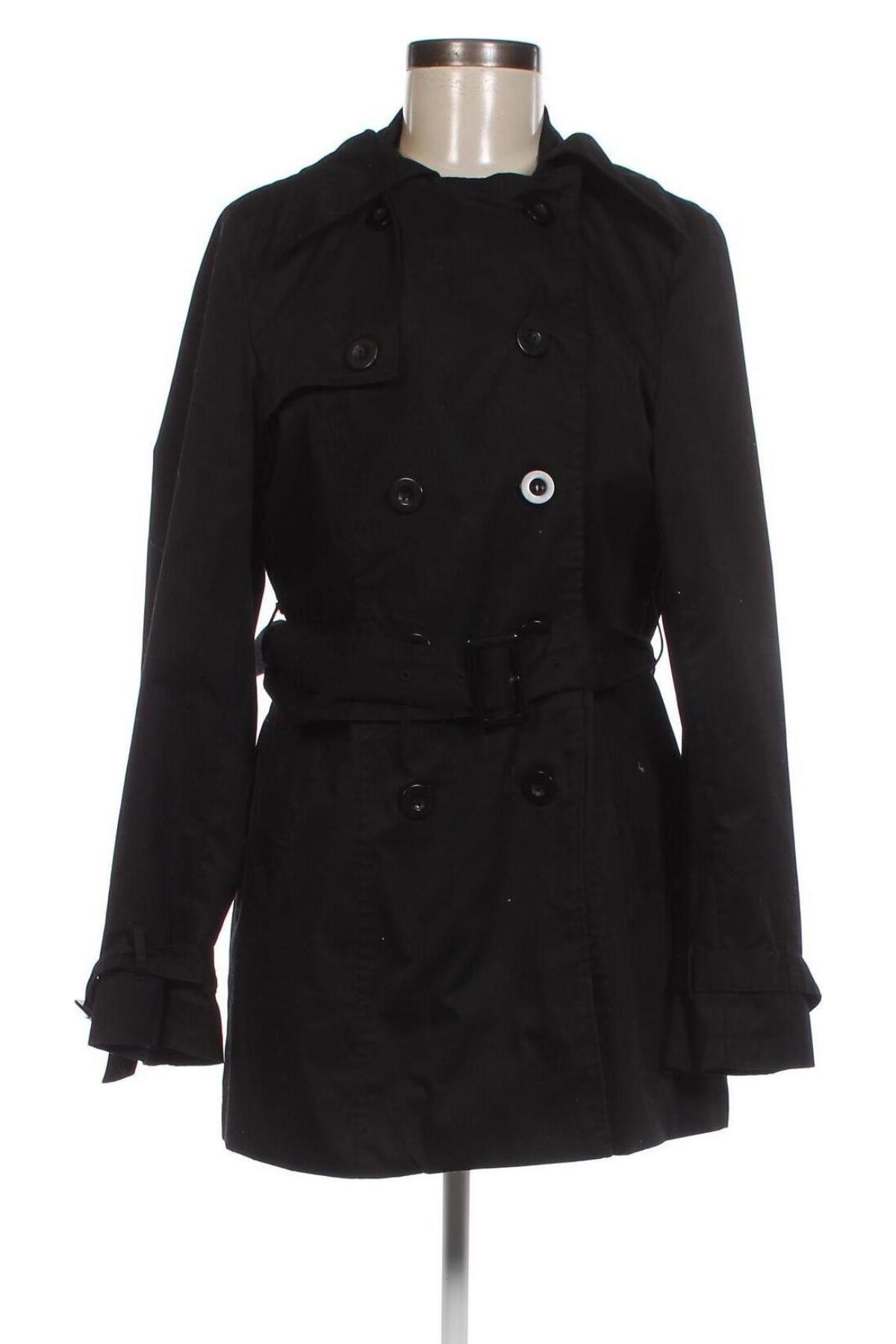 Damen Trenchcoat Gate Woman, Größe M, Farbe Schwarz, Preis 10,44 €