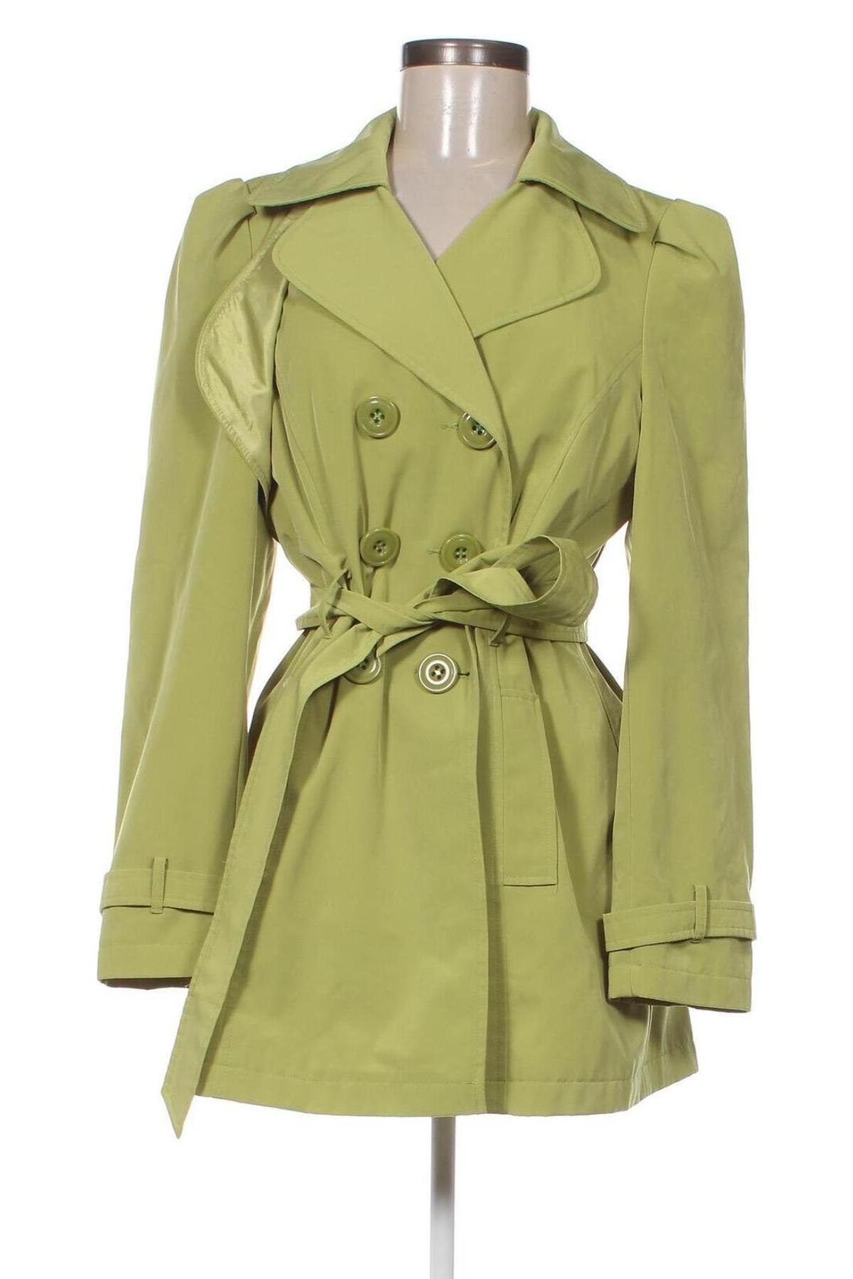 Damen Trenchcoat George, Größe M, Farbe Grün, Preis 5,12 €