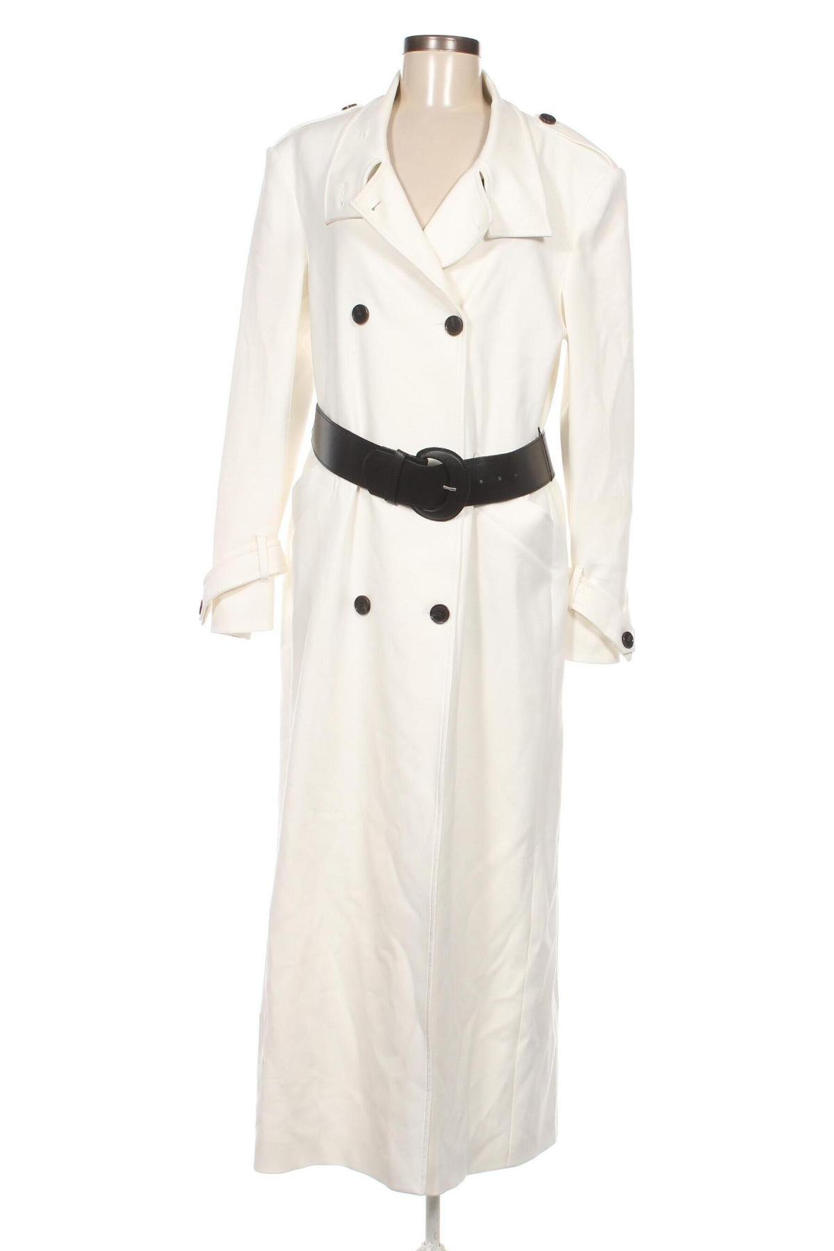 Damen Trench Coat Karen Millen, Größe L, Farbe Weiß, Preis € 124,12