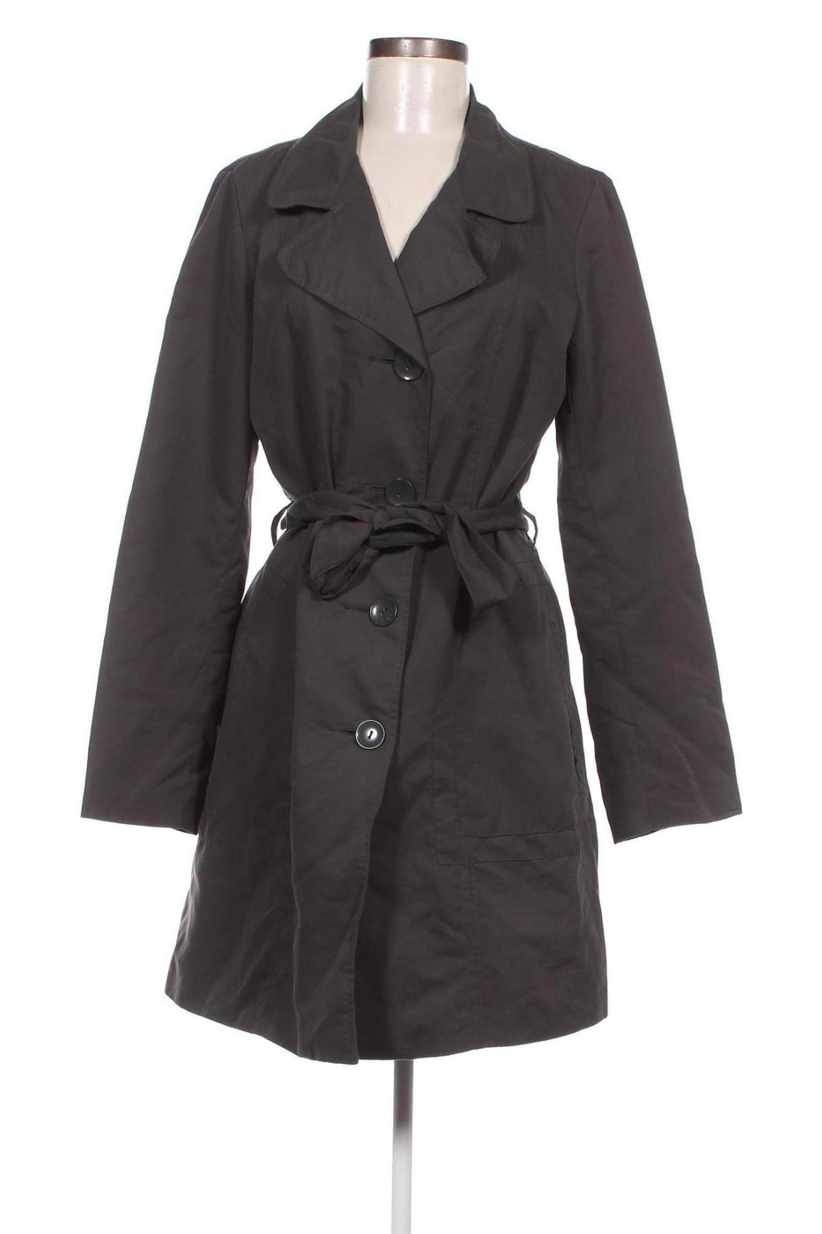 Damen Trenchcoat Vero Moda, Größe L, Farbe Grau, Preis 14,55 €