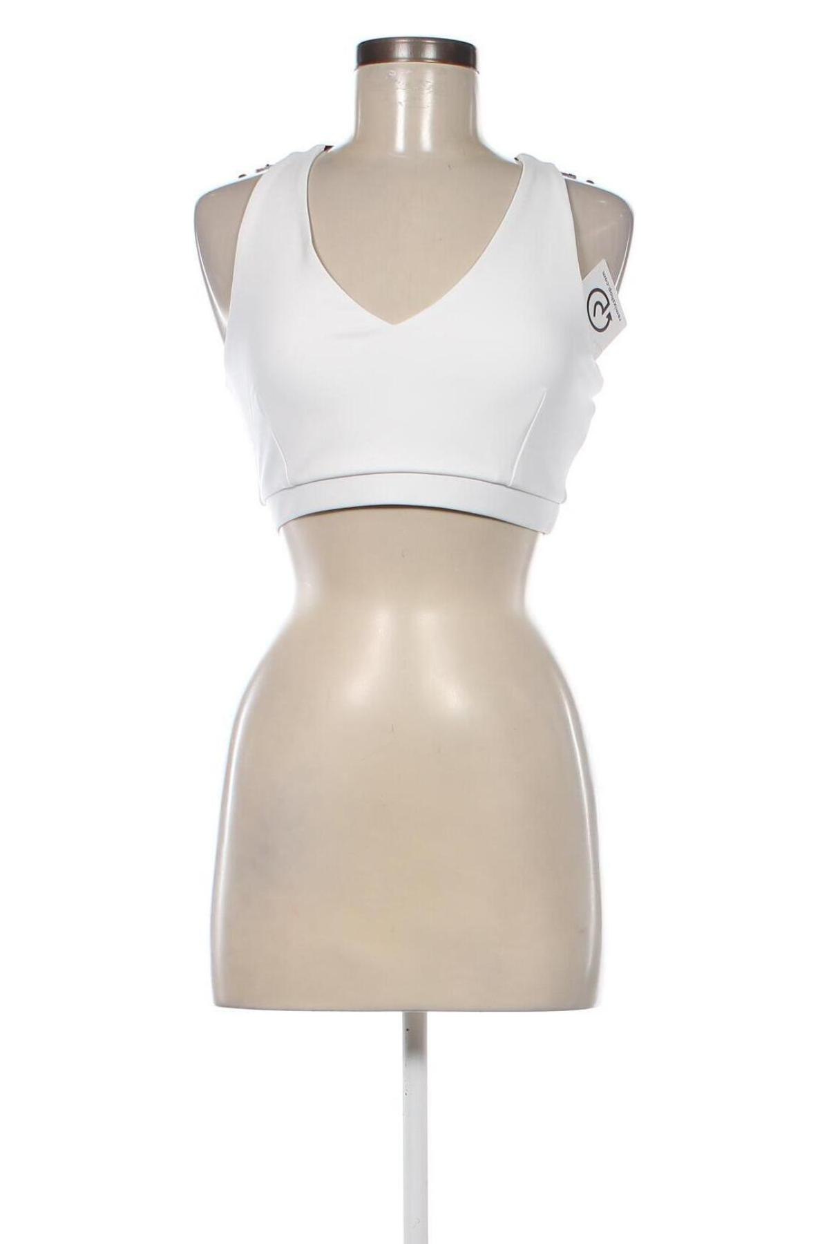 Damen Sporttop Gina Tricot, Größe M, Farbe Weiß, Preis 6,60 €