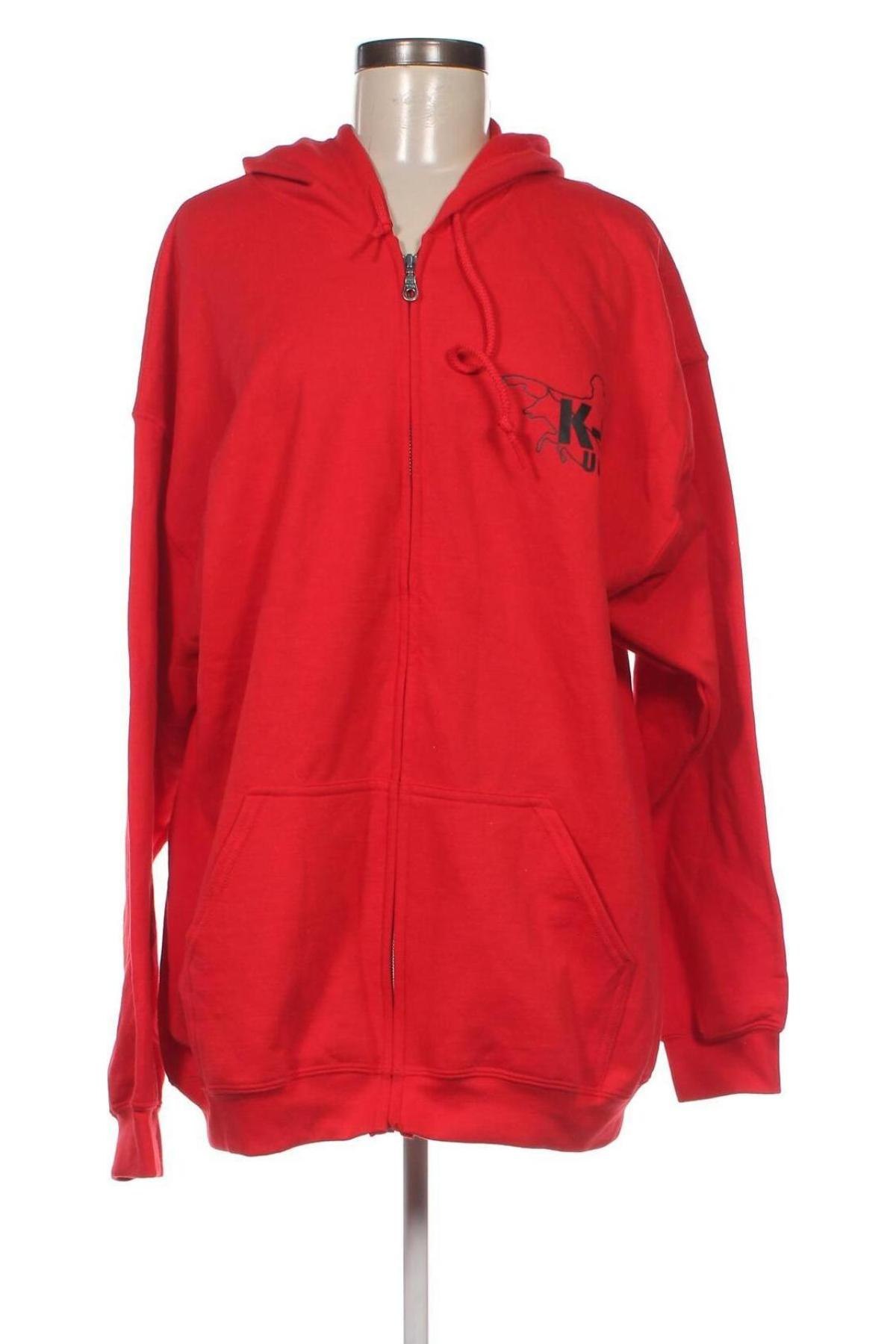 Γυναικείο φούτερ Gildan, Μέγεθος XL, Χρώμα Κόκκινο, Τιμή 10,23 €