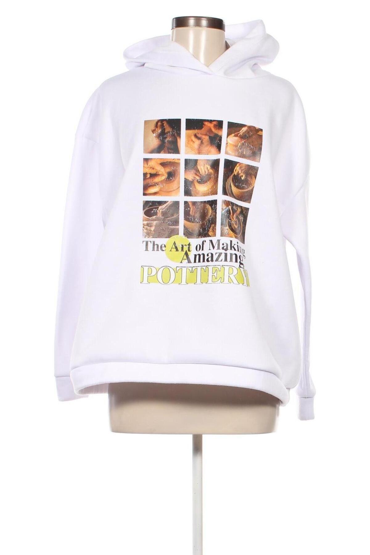 Damen Sweatshirt Trendyol, Größe L, Farbe Weiß, Preis 44,85 €