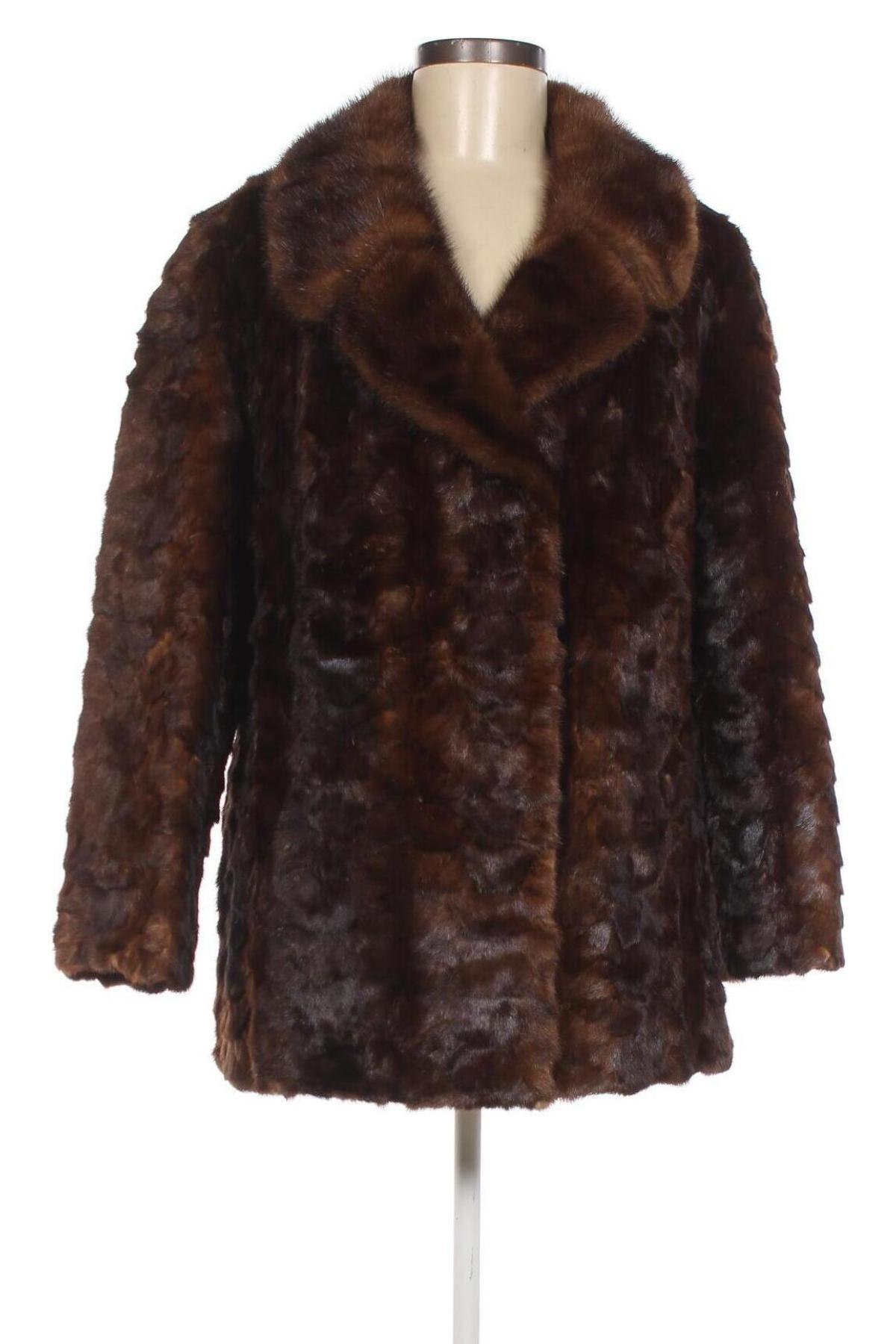 Dámska kožená bunda , Veľkosť L, Farba Hnedá, Cena  61,75 €