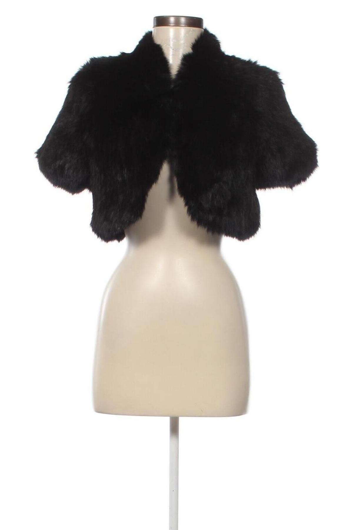 Дамско кожено палто BCBG Max Azria, Размер S, Цвят Черен, Цена 522,18 лв.