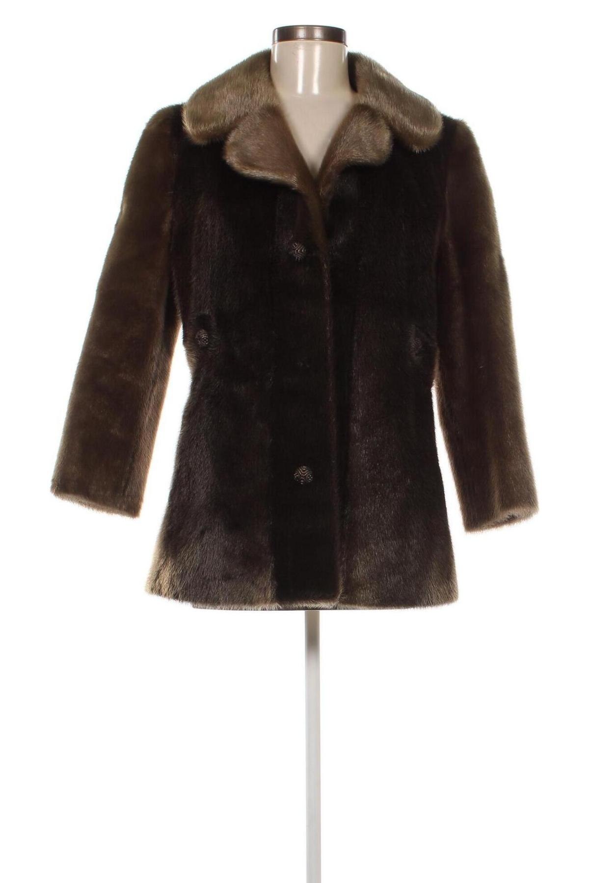 Δερμάτινο γυναικείο παλτό Modelle, Μέγεθος S, Χρώμα Καφέ, Τιμή 83,69 €
