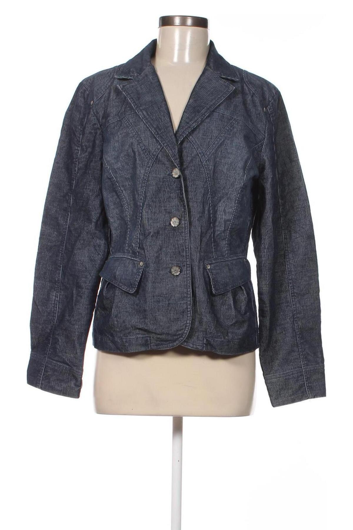 Damen Lederblazer FDJ, Größe M, Farbe Blau, Preis € 29,23