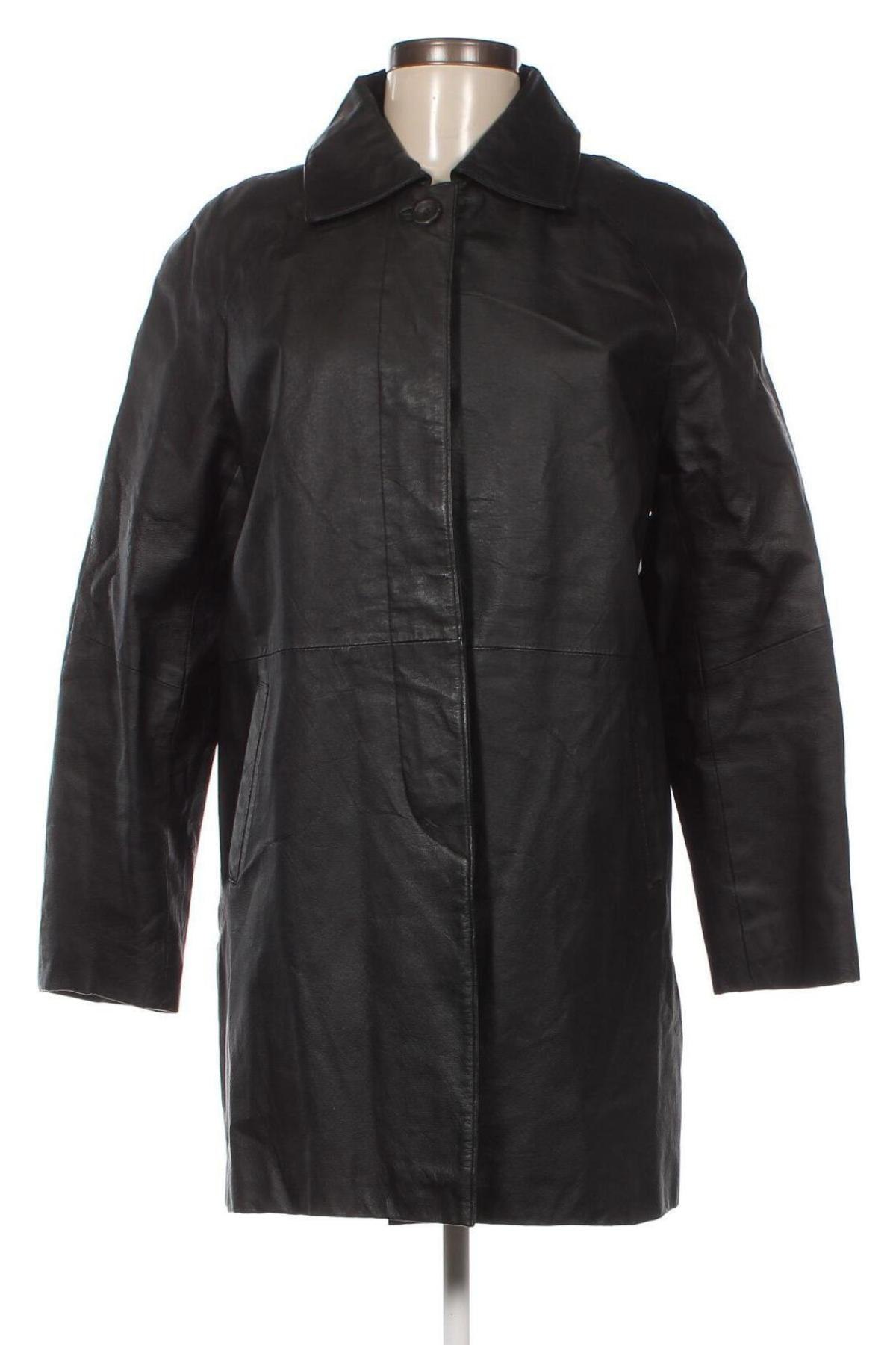 Dámská kožená bunda , Velikost XL, Barva Černá, Cena  427,00 Kč