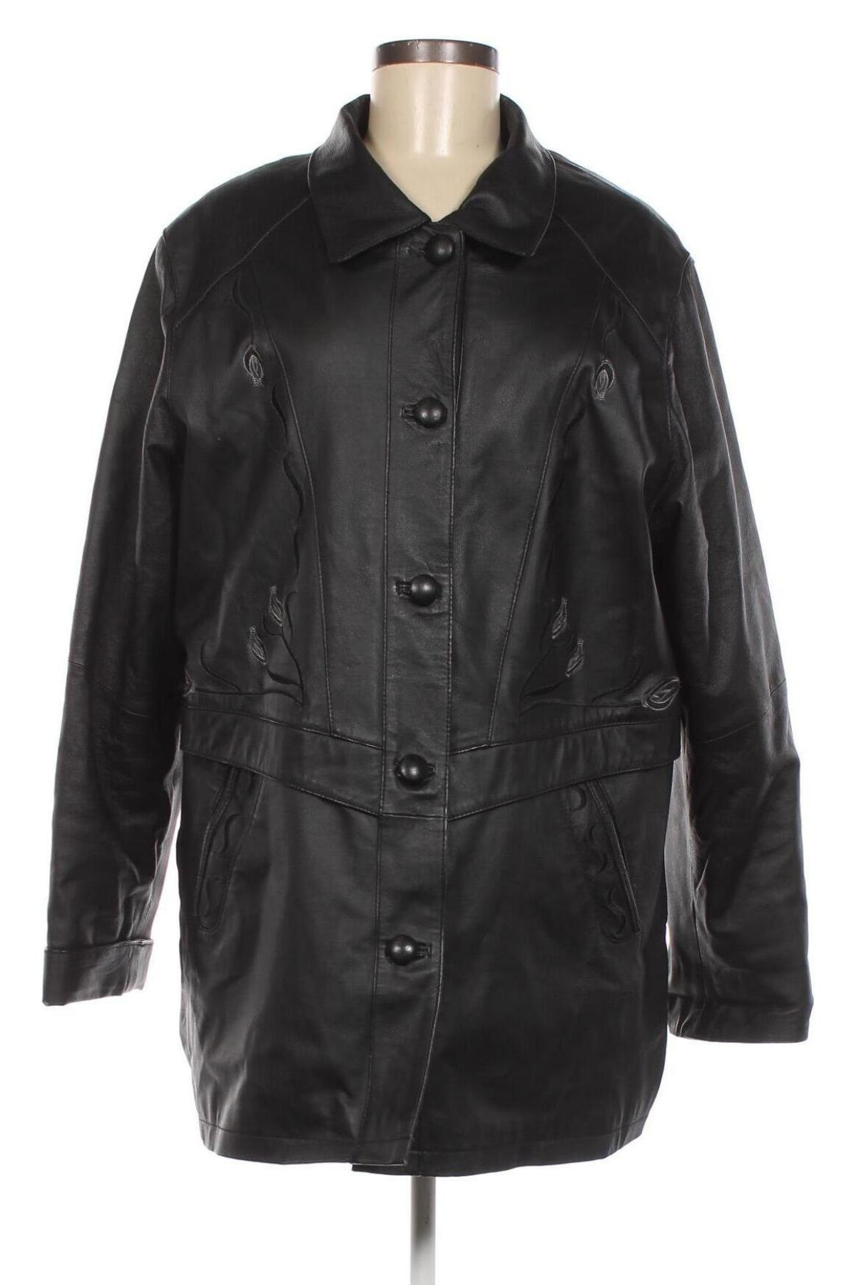 Dámská kožená bunda , Velikost L, Barva Černá, Cena  1 348,00 Kč