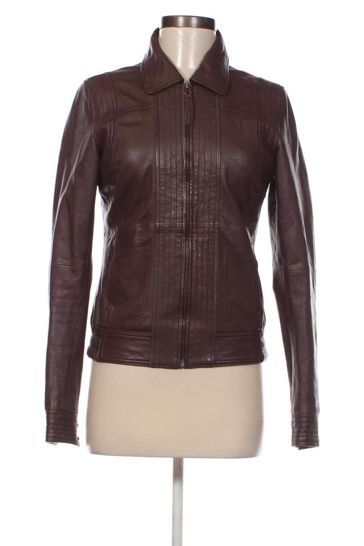 Damen Lederjacke, Größe M, Farbe Braun, Preis € 18,62