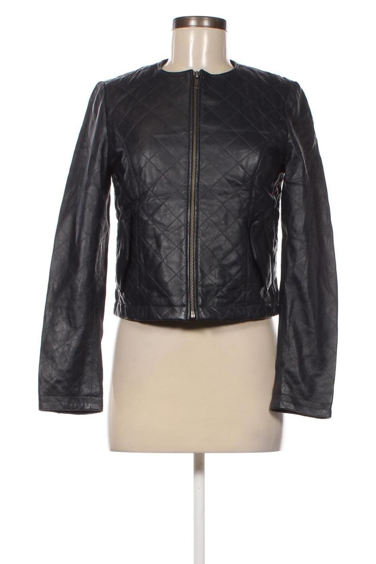 Γυναικείο δερμάτινο μπουφάν Ryderwear, Μέγεθος M, Χρώμα Μπλέ, Τιμή 76,08 €