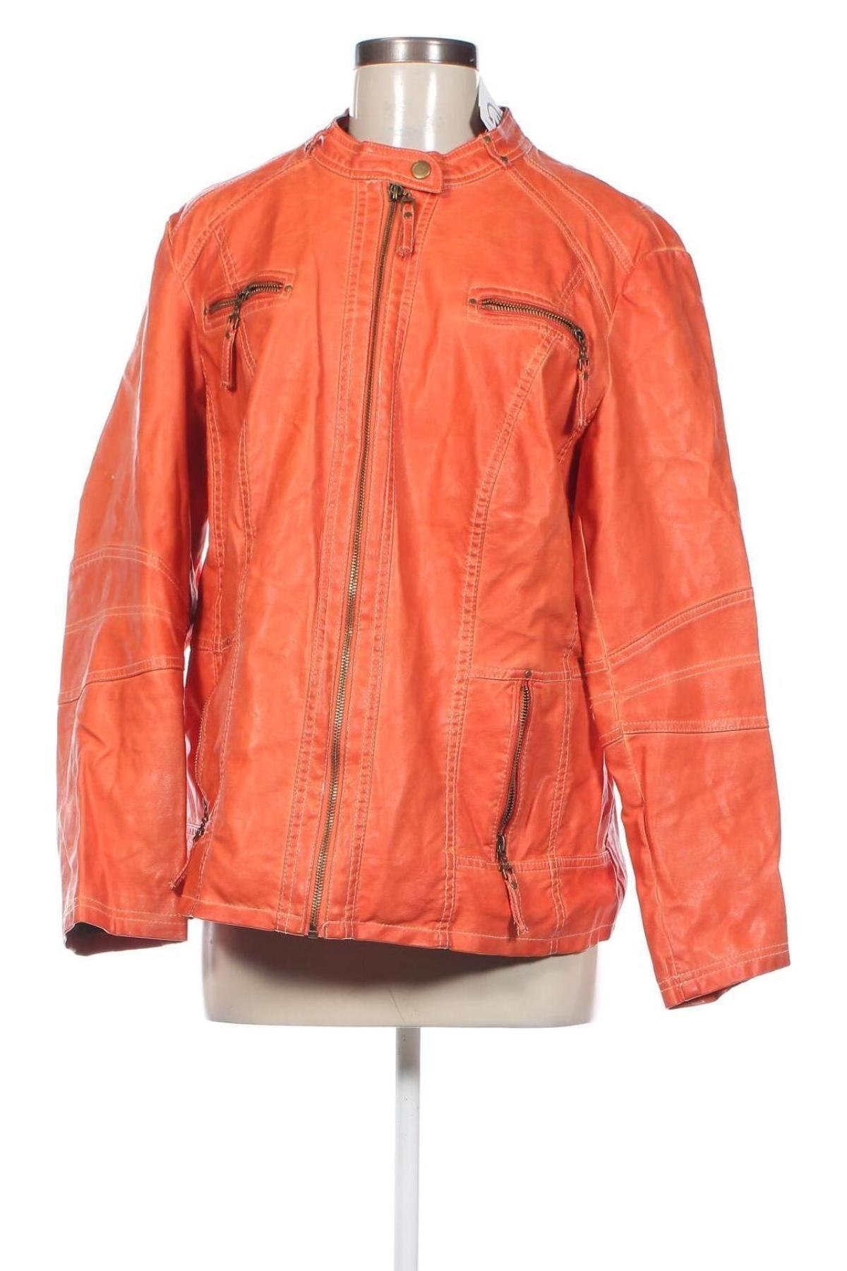 Damen Lederjacke Canda, Größe XXL, Farbe Orange, Preis € 27,28