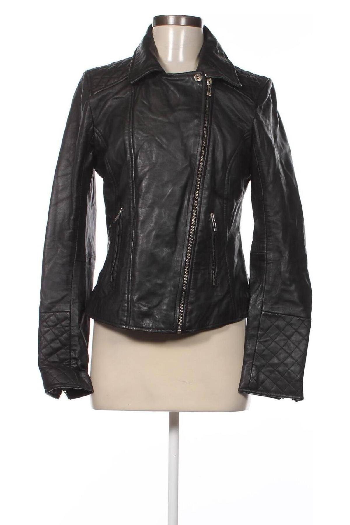 Dámska kožená bunda  Chyston, Veľkosť L, Farba Čierna, Cena  74,80 €