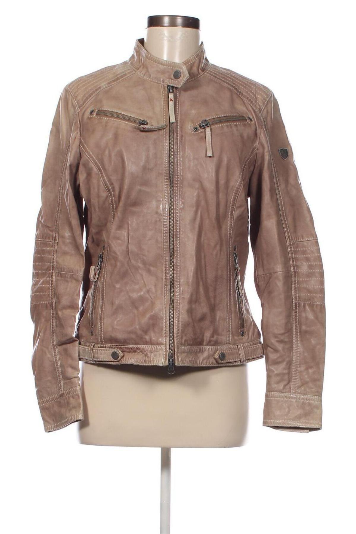 Dámska kožená bunda  Gipsy, Veľkosť XL, Farba Béžová, Cena  110,00 €