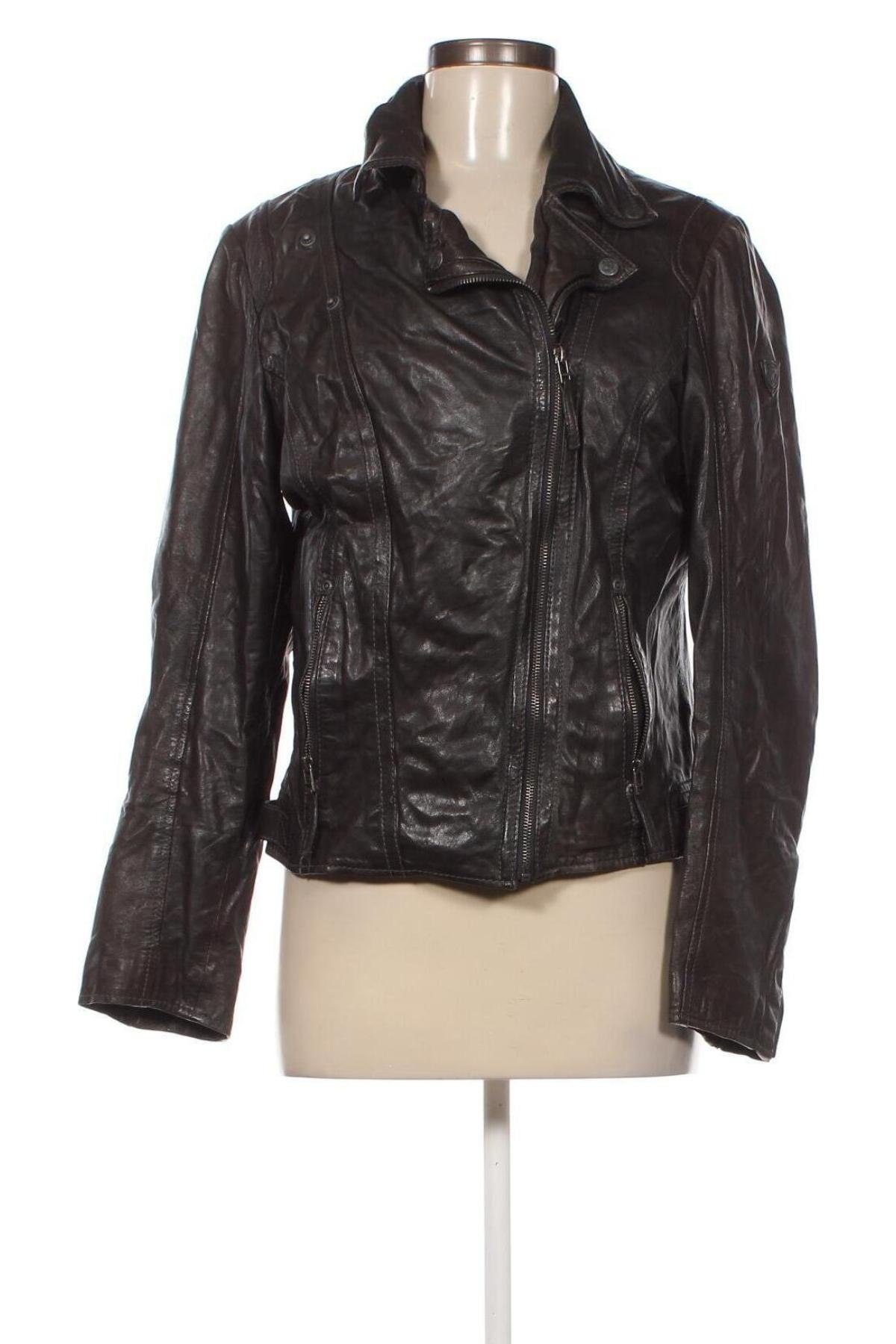 Dámska kožená bunda  Gipsy, Veľkosť L, Farba Sivá, Cena  63,80 €