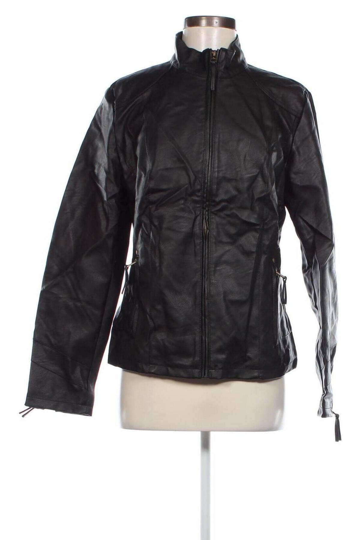 Dámská kožená bunda  John Baner, Velikost L, Barva Černá, Cena  601,00 Kč