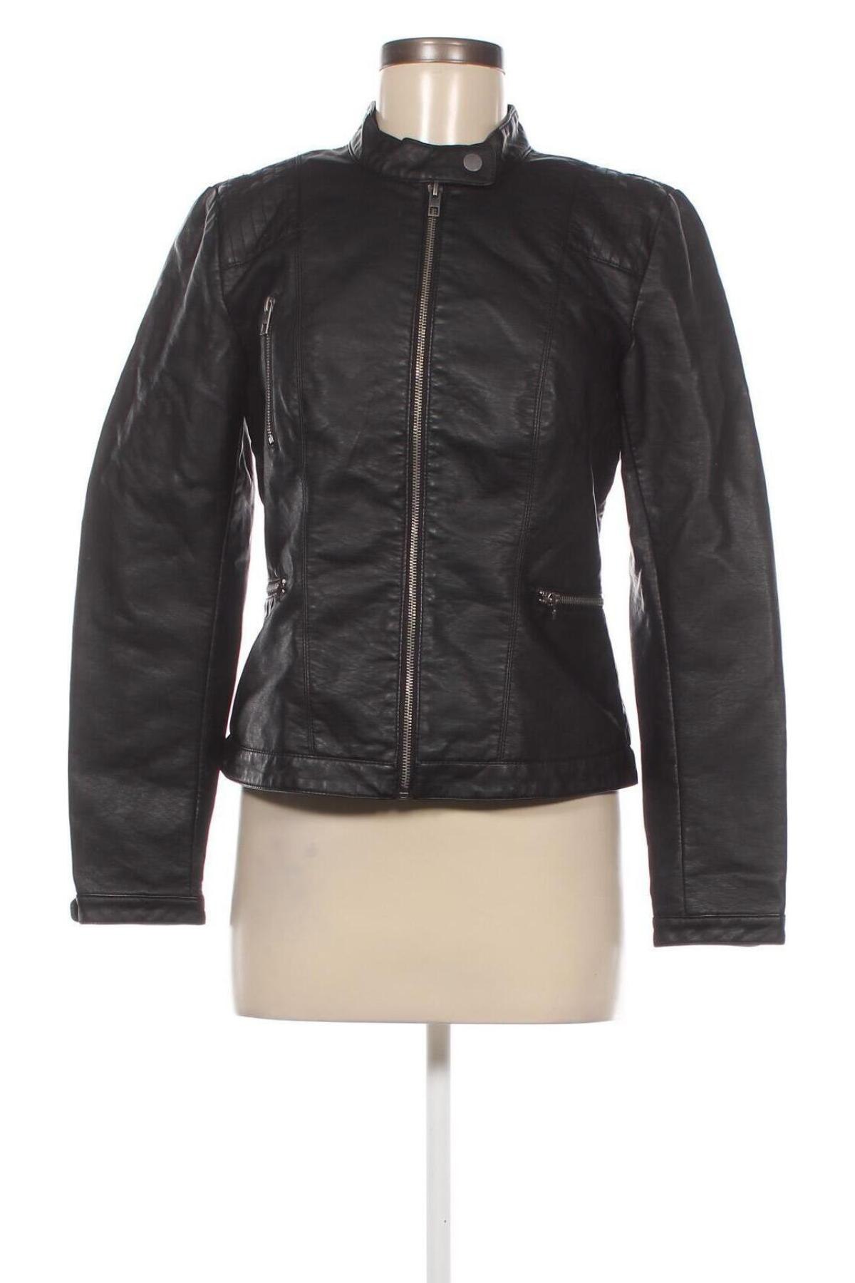 Dámska kožená bunda  ONLY, Veľkosť M, Farba Čierna, Cena  18,00 €