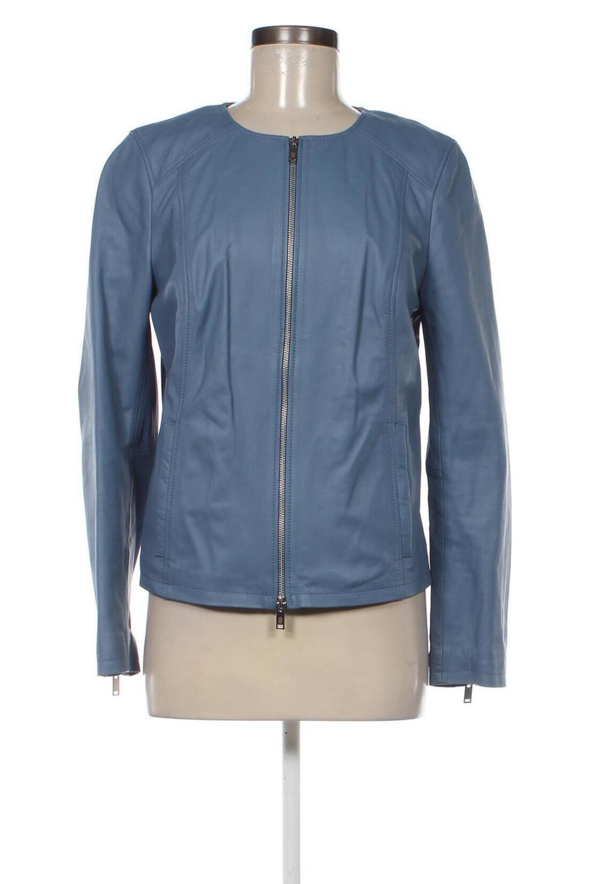 Dámska kožená bunda  Strandfein, Veľkosť M, Farba Modrá, Cena  157,73 €