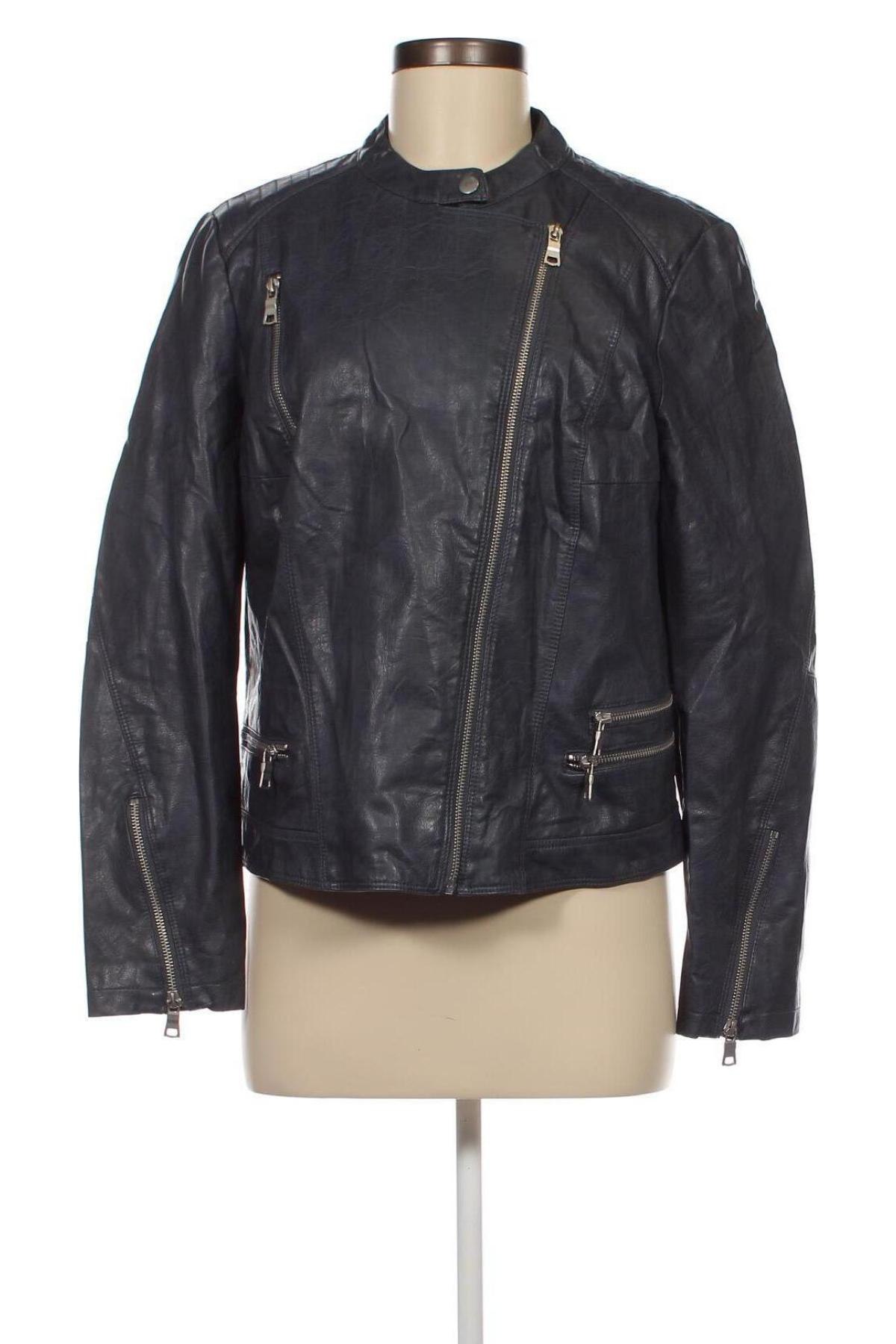 Dámska kožená bunda  Yessica, Veľkosť XL, Farba Modrá, Cena  27,78 €