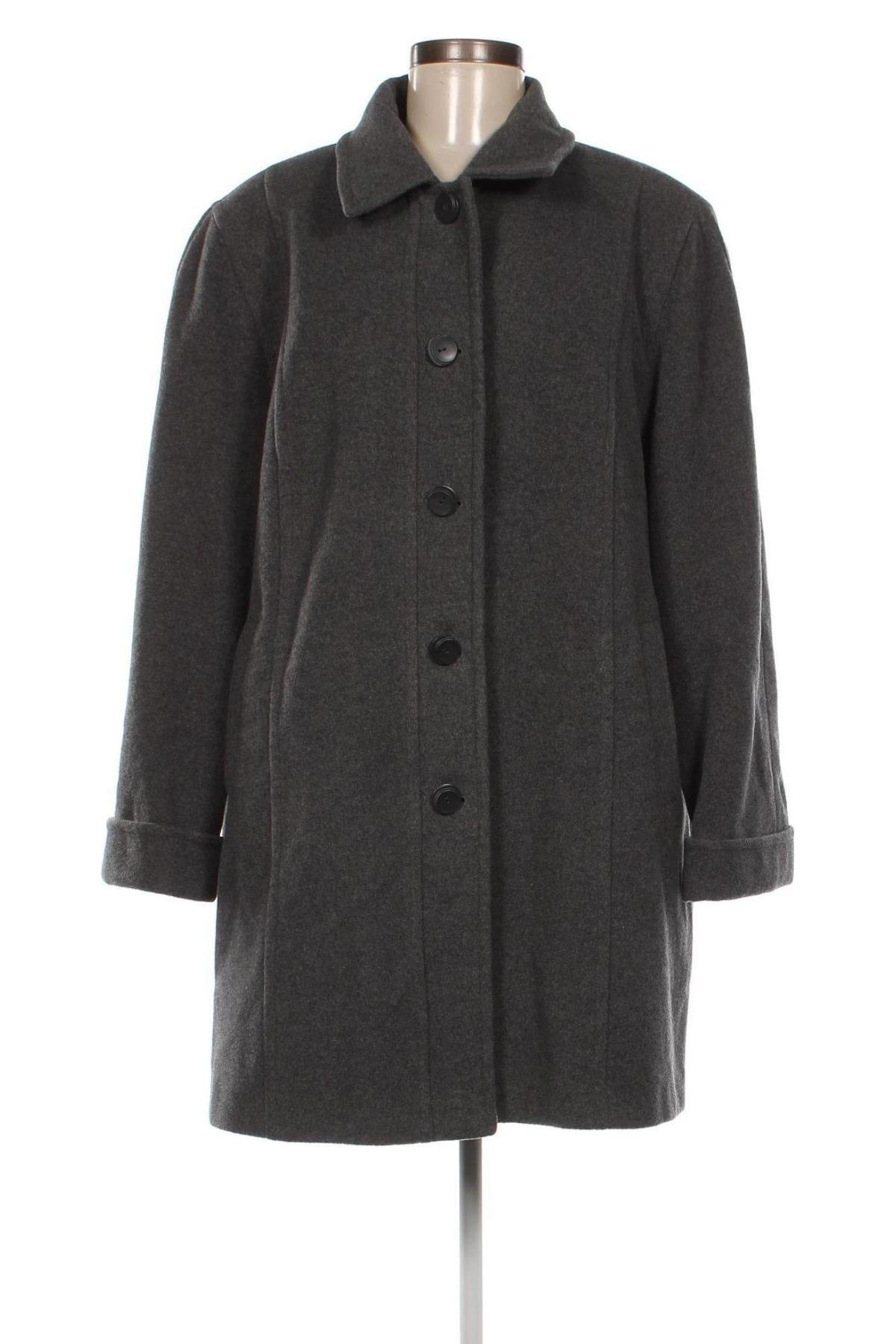 Дамско палто, Размер L, Цвят Сив, Цена 51,36 лв.