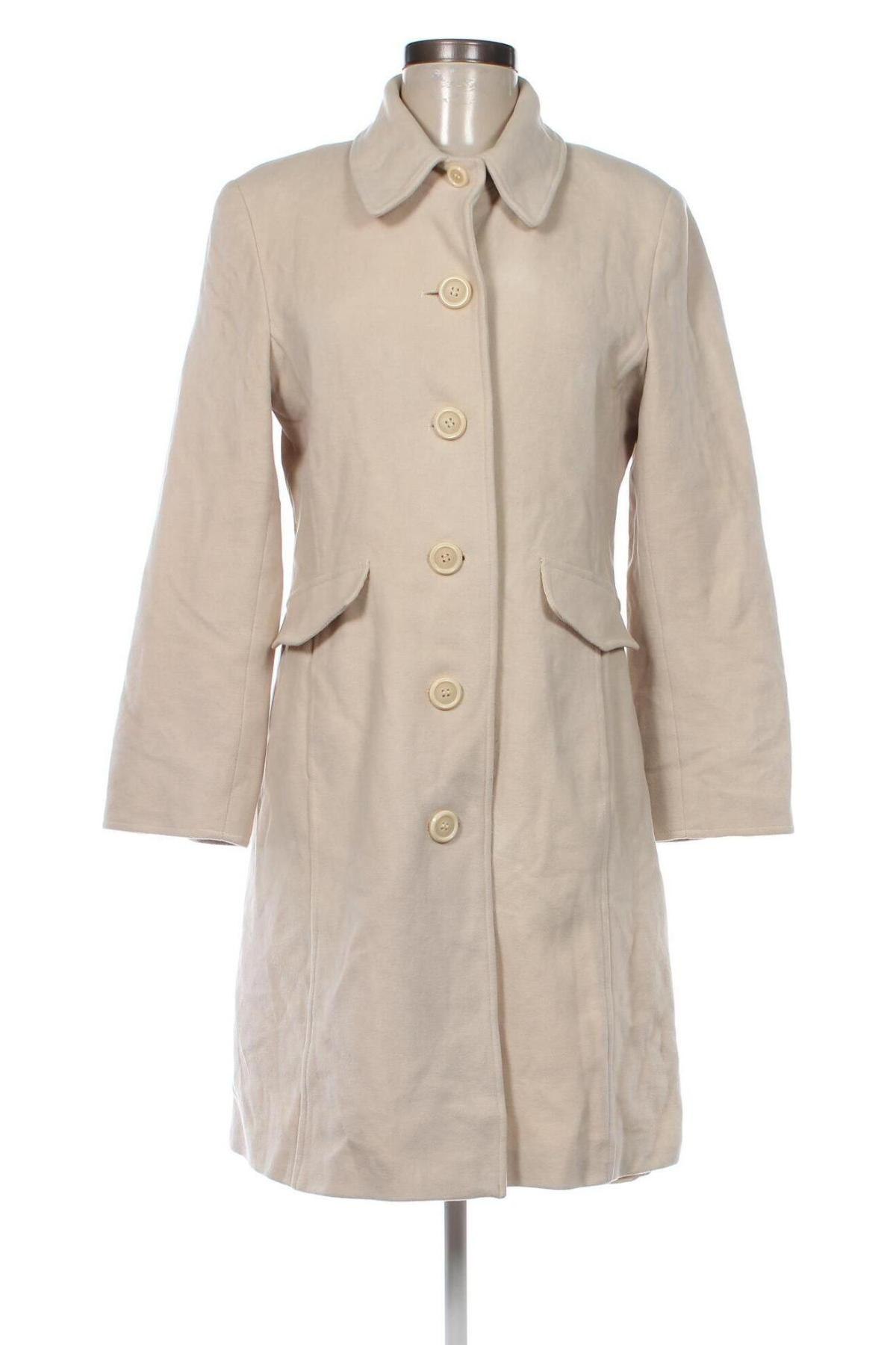Дамско палто, Размер S, Цвят Бежов, Цена 43,87 лв.
