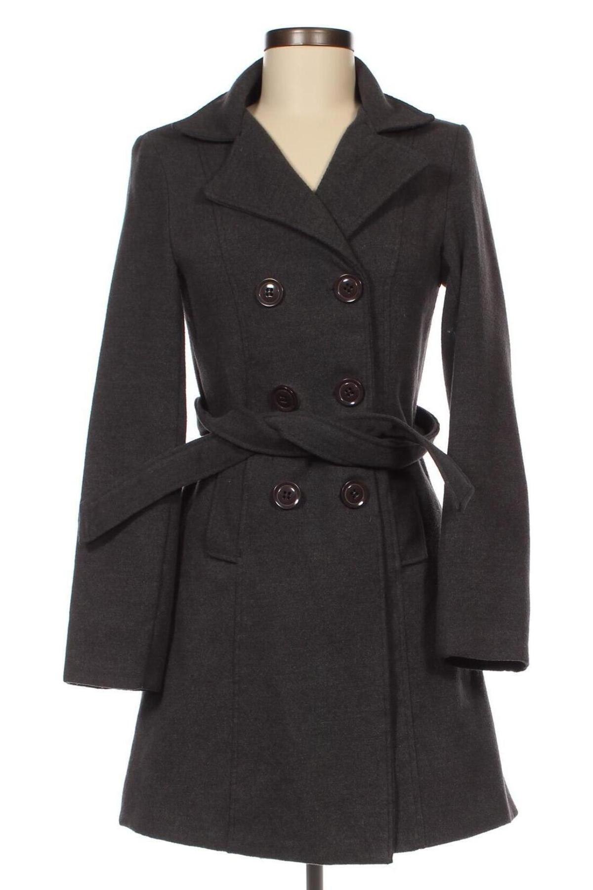 Дамско палто, Размер M, Цвят Сив, Цена 57,78 лв.