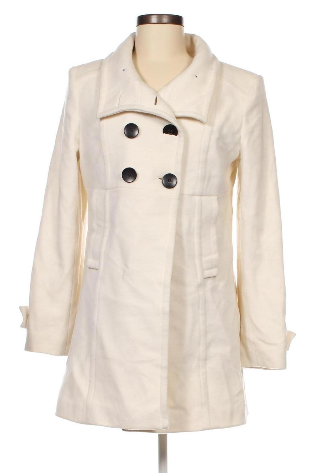Γυναικείο παλτό, Μέγεθος S, Χρώμα Εκρού, Τιμή 35,74 €