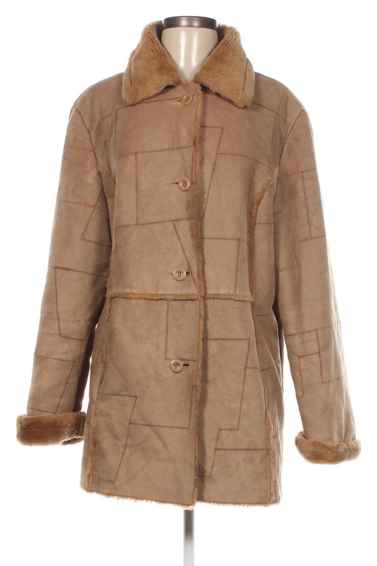 Γυναικείο παλτό, Μέγεθος XL, Χρώμα  Μπέζ, Τιμή 33,76 €