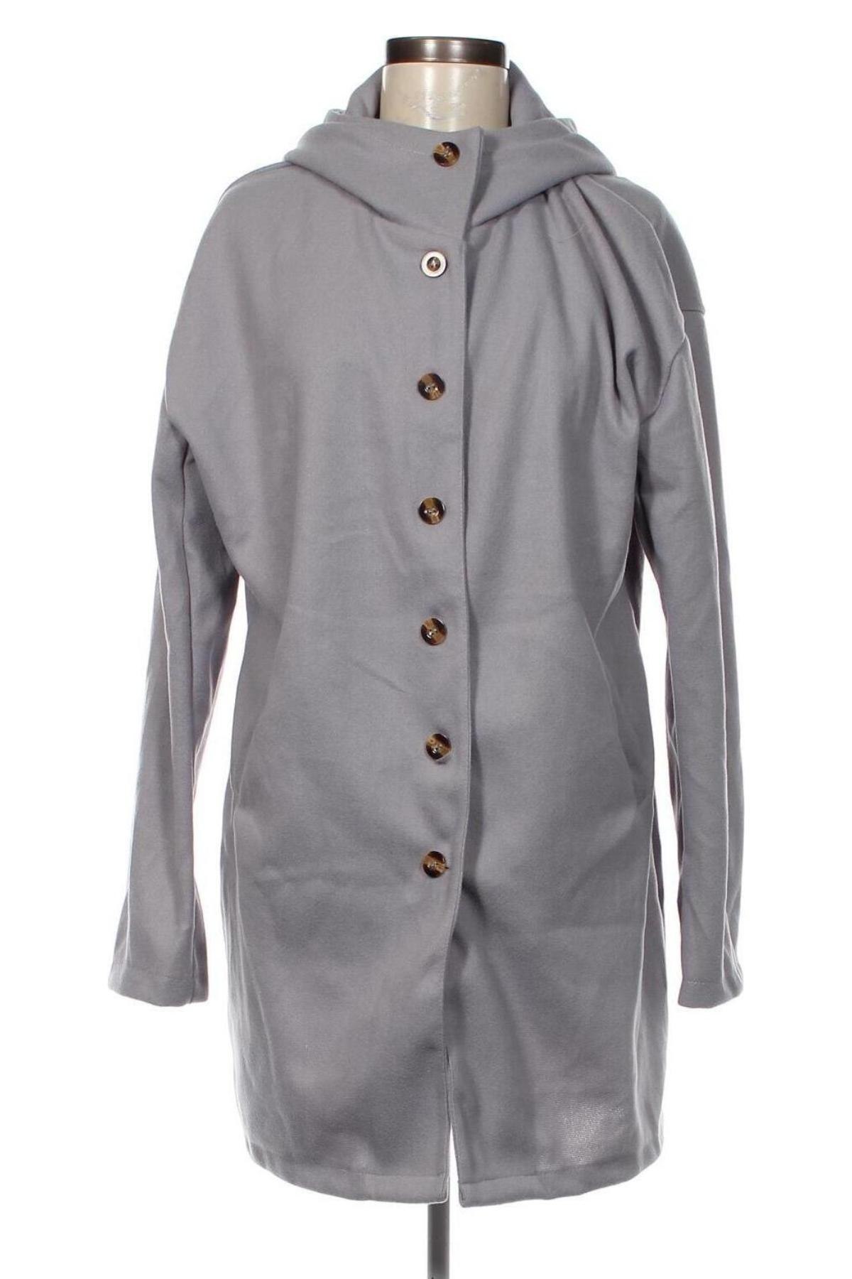 Дамско палто, Размер M, Цвят Сив, Цена 12,80 лв.