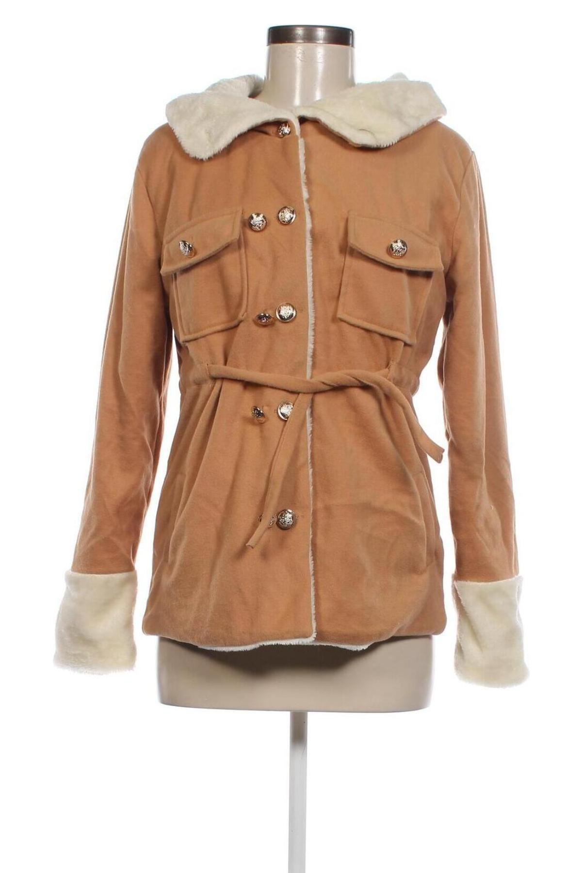 Palton de femei, Mărime L, Culoare Bej, Preț 179,50 Lei