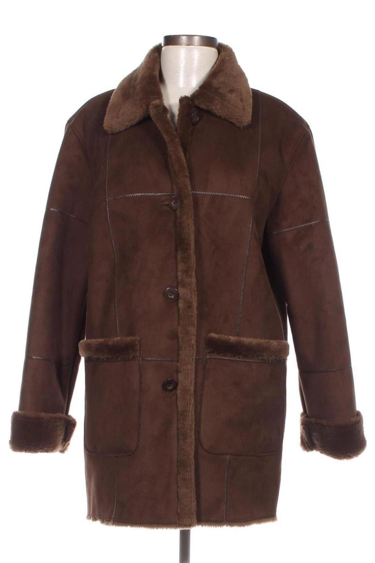 Дамско палто, Размер M, Цвят Кафяв, Цена 57,78 лв.