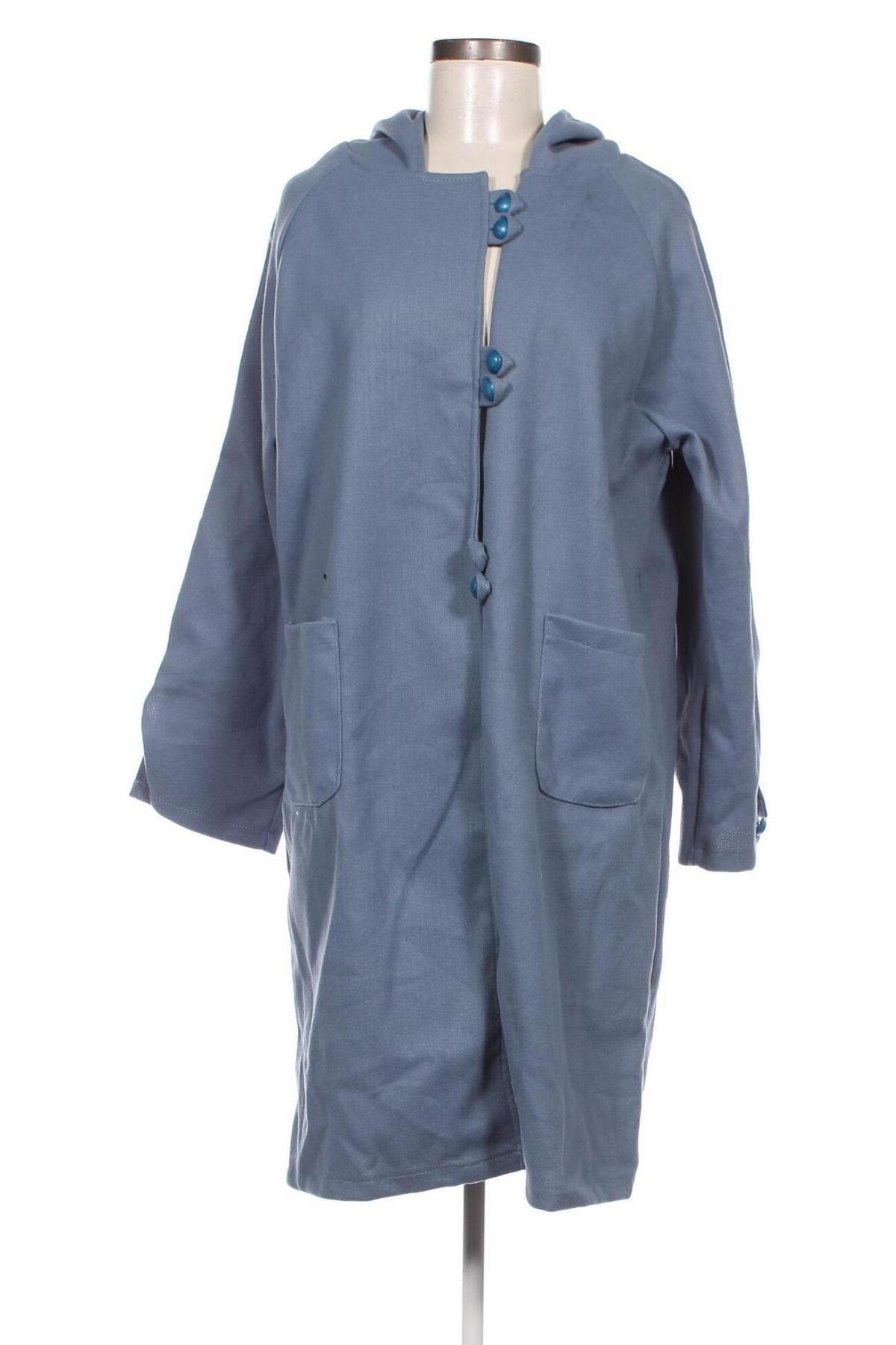 Γυναικείο παλτό, Μέγεθος XL, Χρώμα Μπλέ, Τιμή 9,11 €