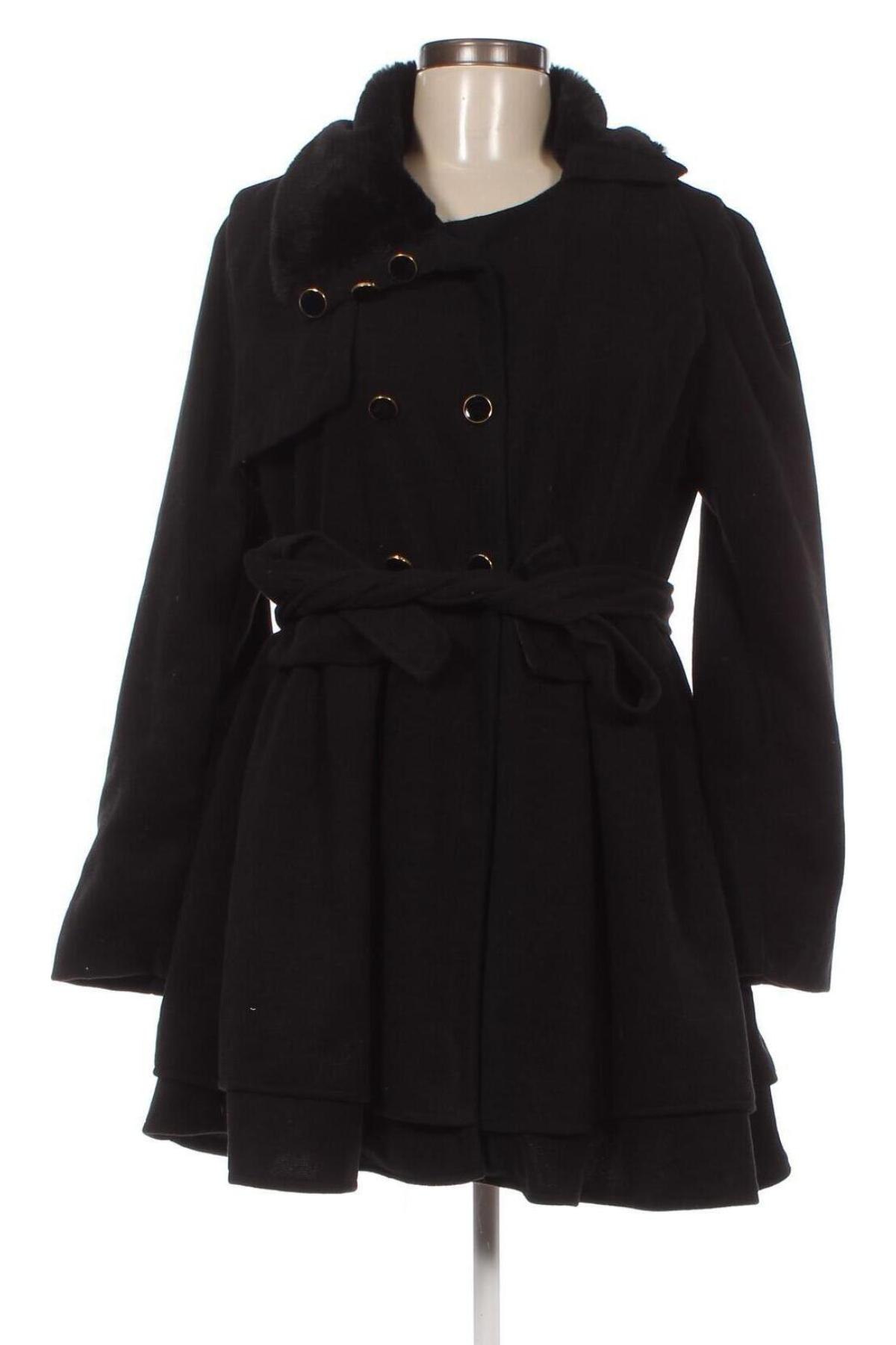 Γυναικείο παλτό, Μέγεθος XL, Χρώμα Μαύρο, Τιμή 33,76 €