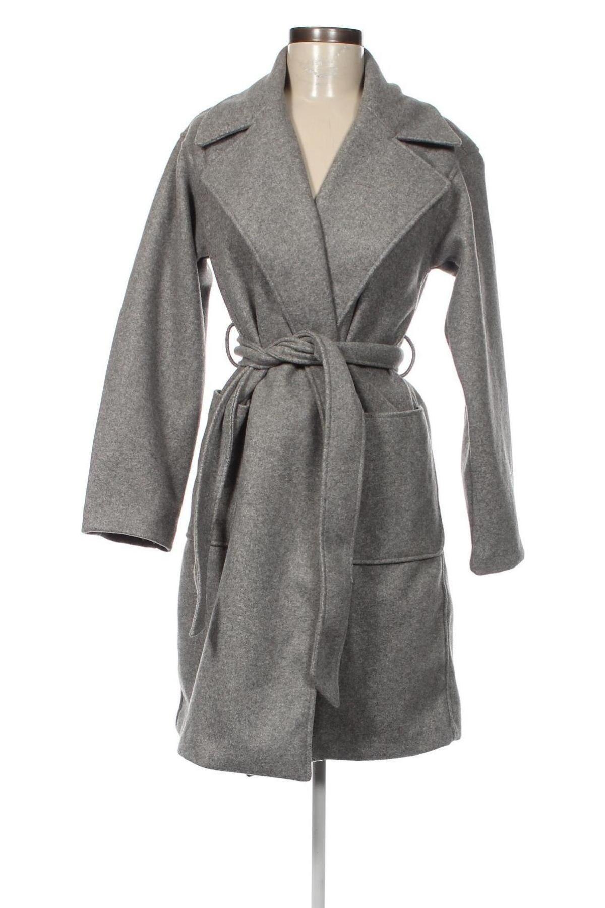 Γυναικείο παλτό Amisu, Μέγεθος S, Χρώμα Γκρί, Τιμή 35,74 €