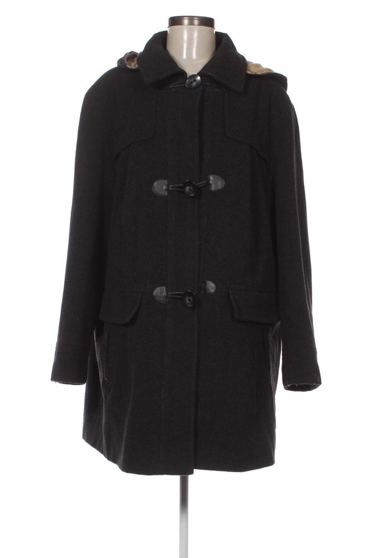 Γυναικείο παλτό Barbara Lebek, Μέγεθος XXL, Χρώμα Γκρί, Τιμή 58,12 €